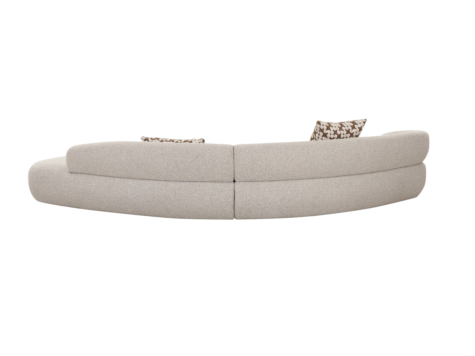 2-Piece Spector Sectional - Stone Performance Boucle - Image 10