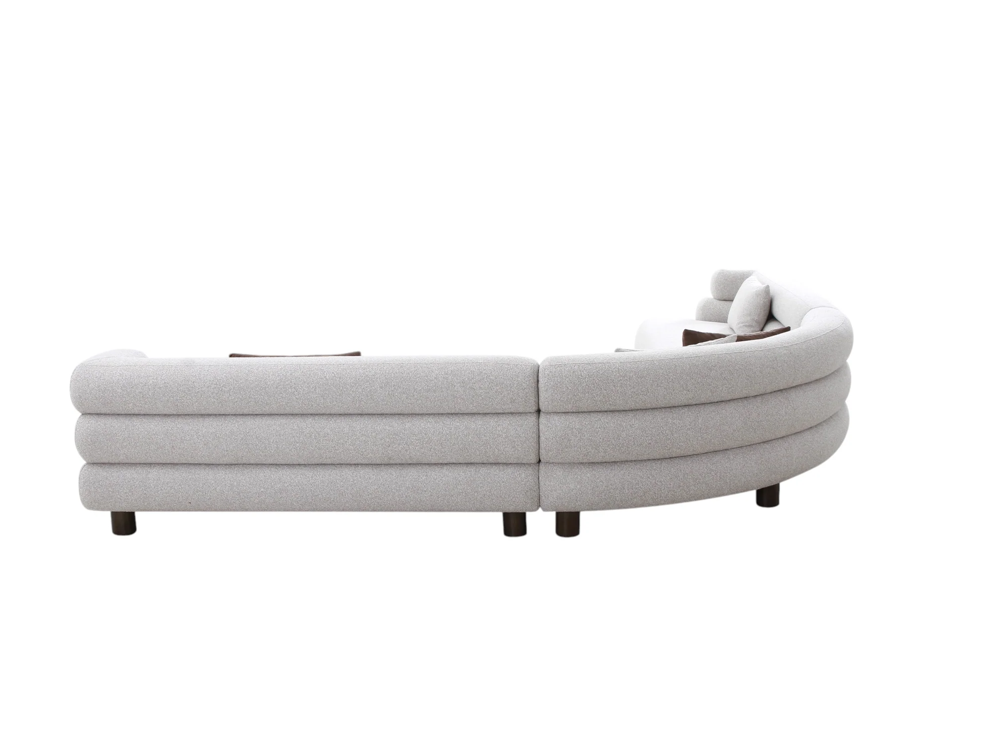 3-Piece Benton Performance Boucle Fabric Sectional - Image 7