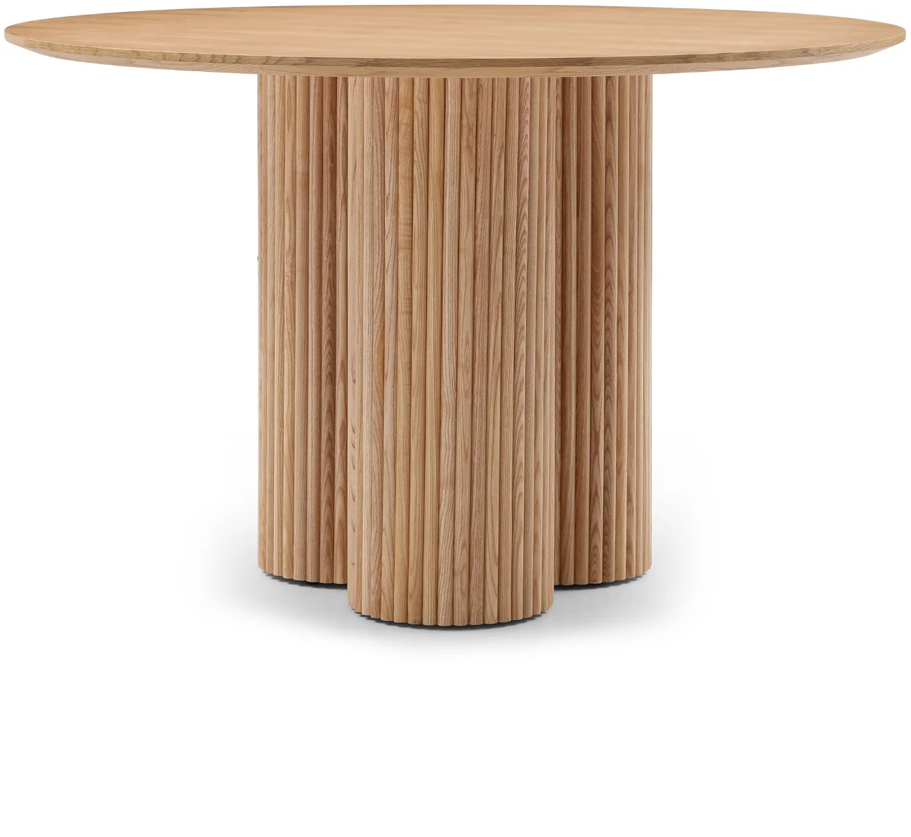 48" Hargrove Natural Oak Round Dining Table - Image 2