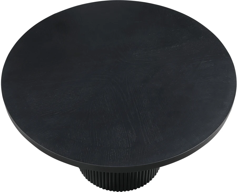 48" Sera Solid Wood And Oak Veneer Dining Table - Image 14