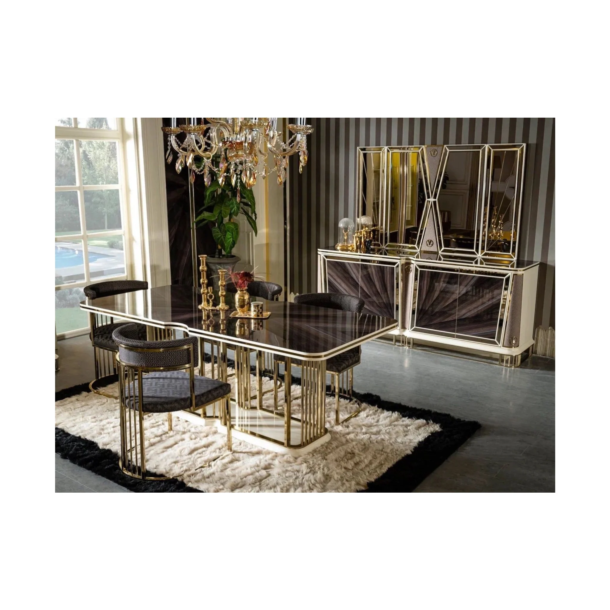 7-Piece Aventador Dining Room Set