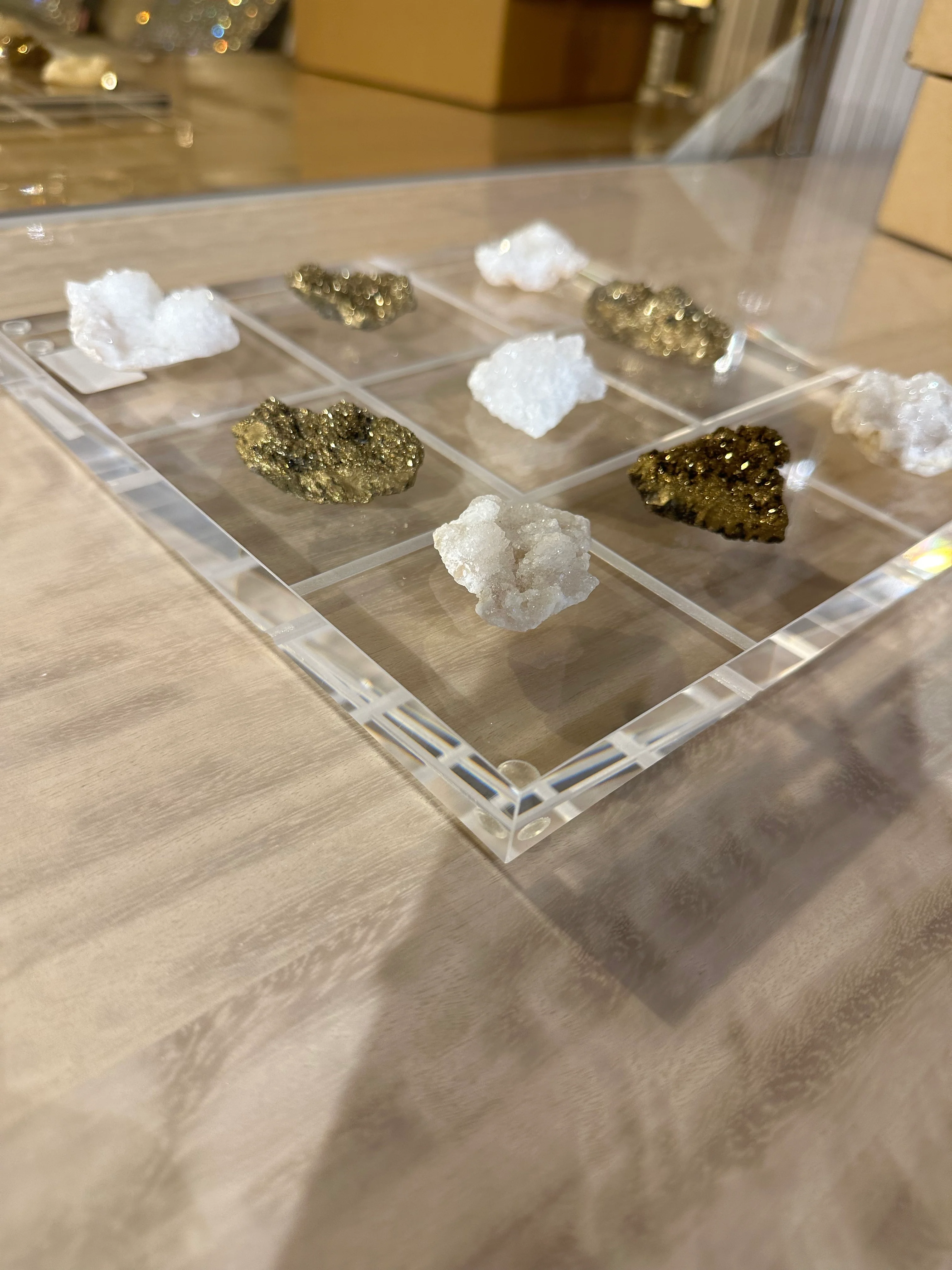 Agate Tic Tac Toe Acrylic Set - Image 7
