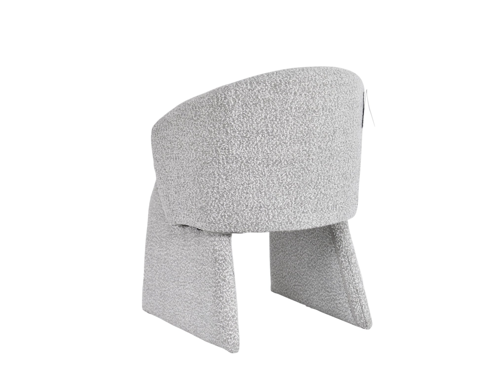 Aria Boucle Dining Chair Light Gray - Image 8