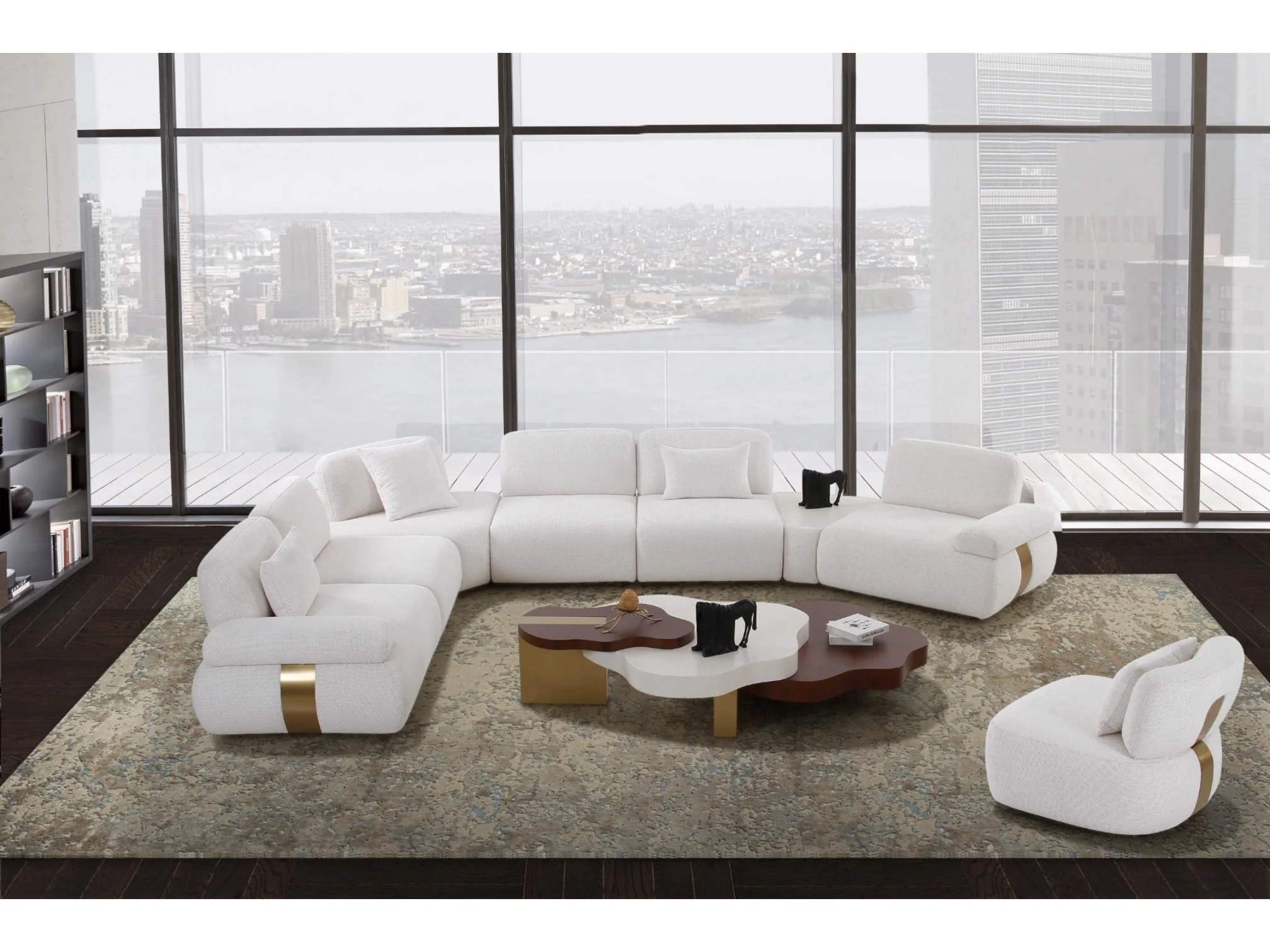 Astor Cream Accent Chair - Image 9