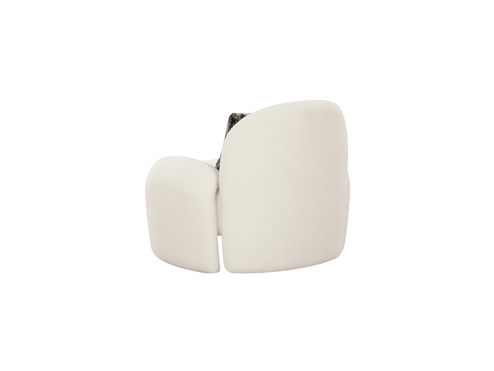 Audra Ivory Performance Bouclé Armchair - Image 7