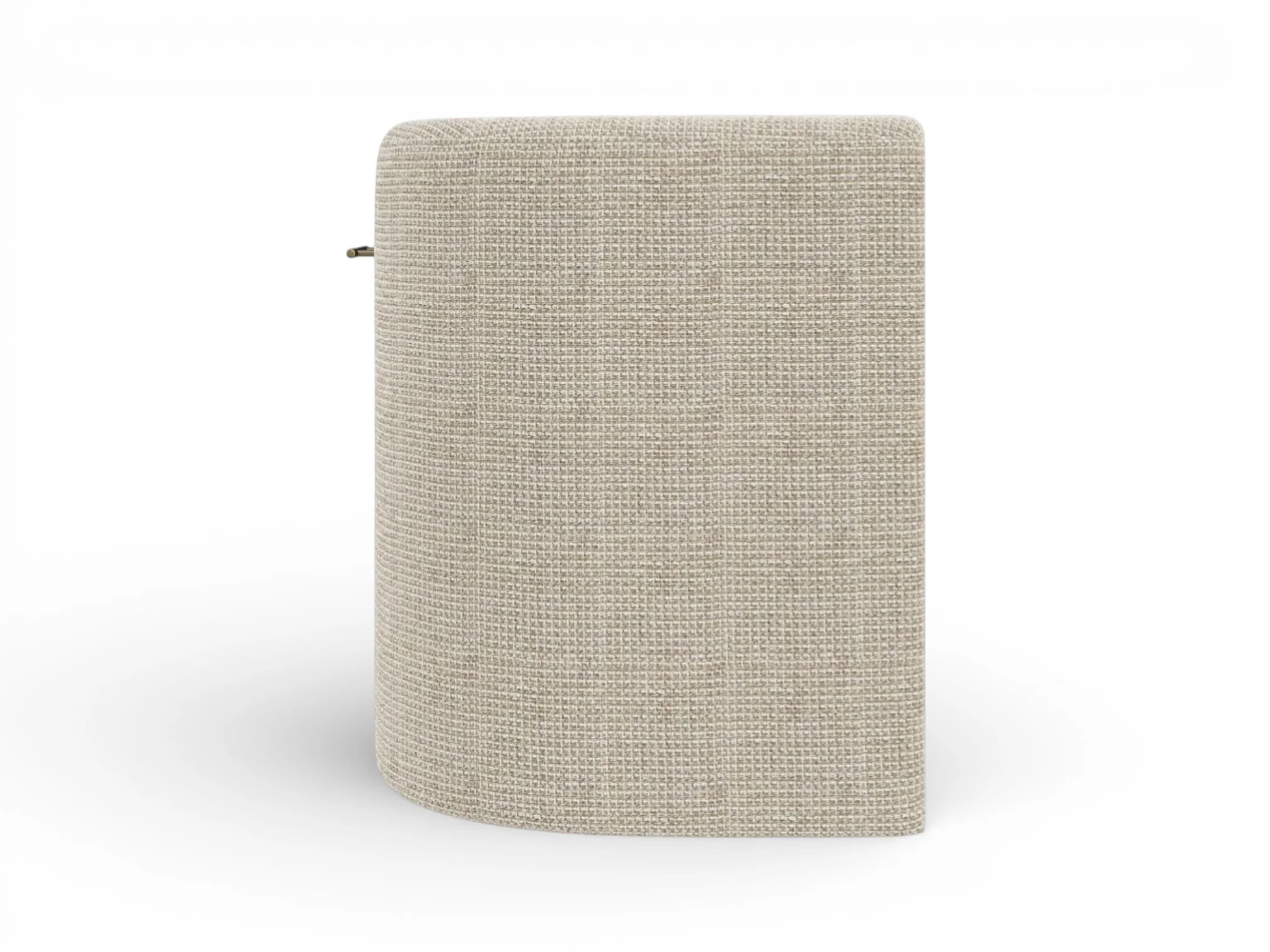 Aurelia Barrel Dining Chair – Dune Weave & Brass - Image 6