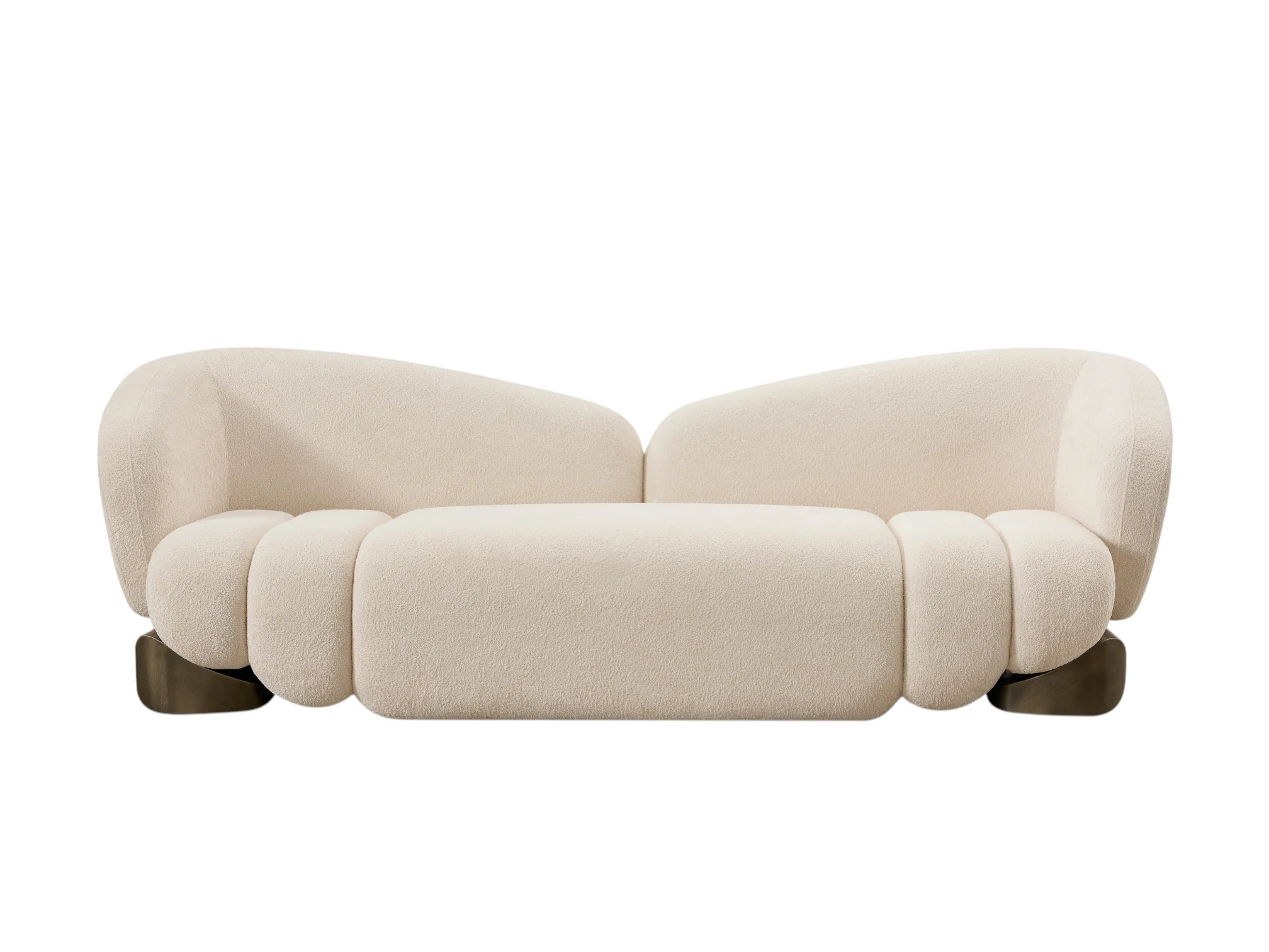 Aurello Curve Sofa - Ivory - Image 2