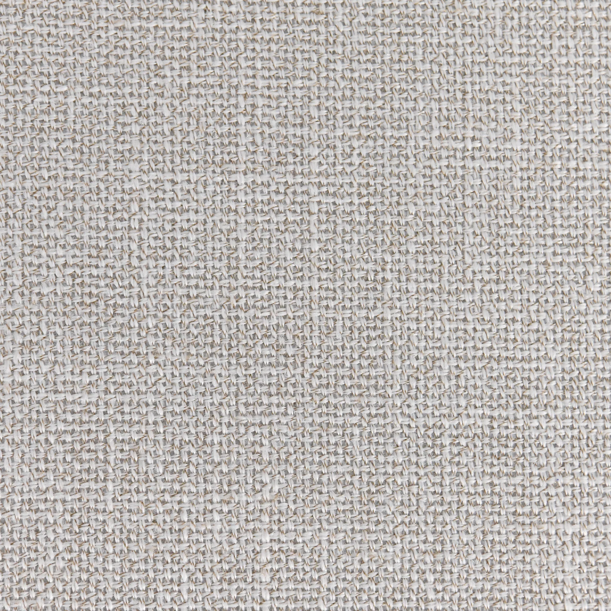Azura Beige Upholstered Linen Weave Fabric Dining Chair With Casters - Image 12