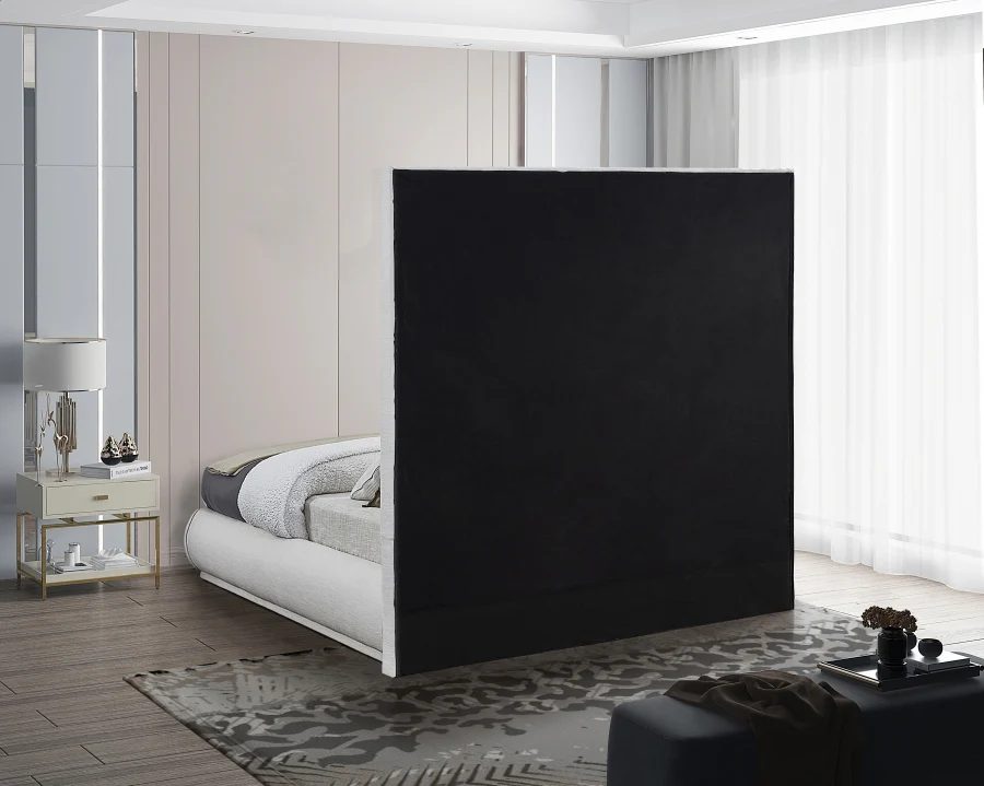 Bakersfield Linen Textured Fabric Bed - Image 3