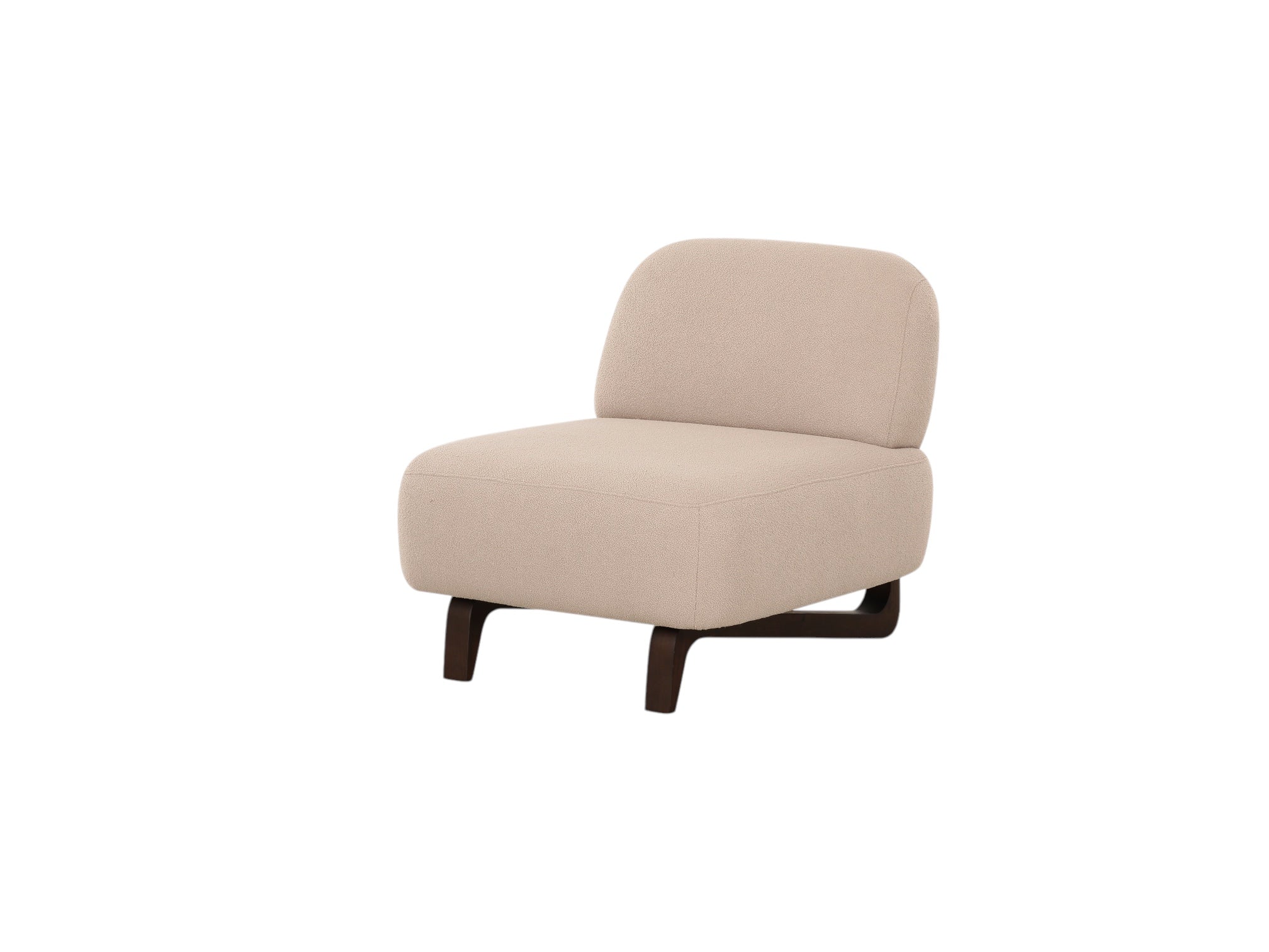 Baudin Desert Tan Performance Boucle ArmChair - Image 4