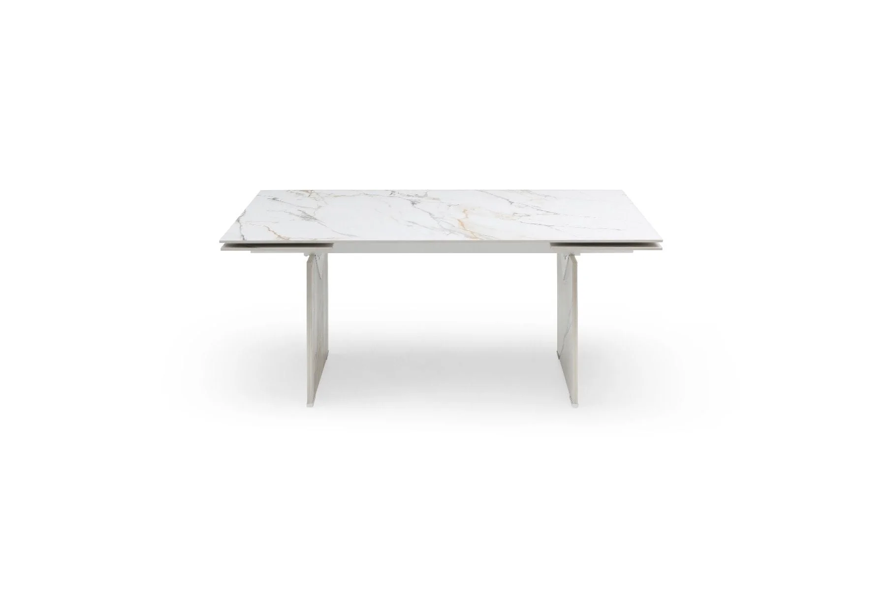 Belle Haven Marble Stone Extendable Dining Table - Image 10