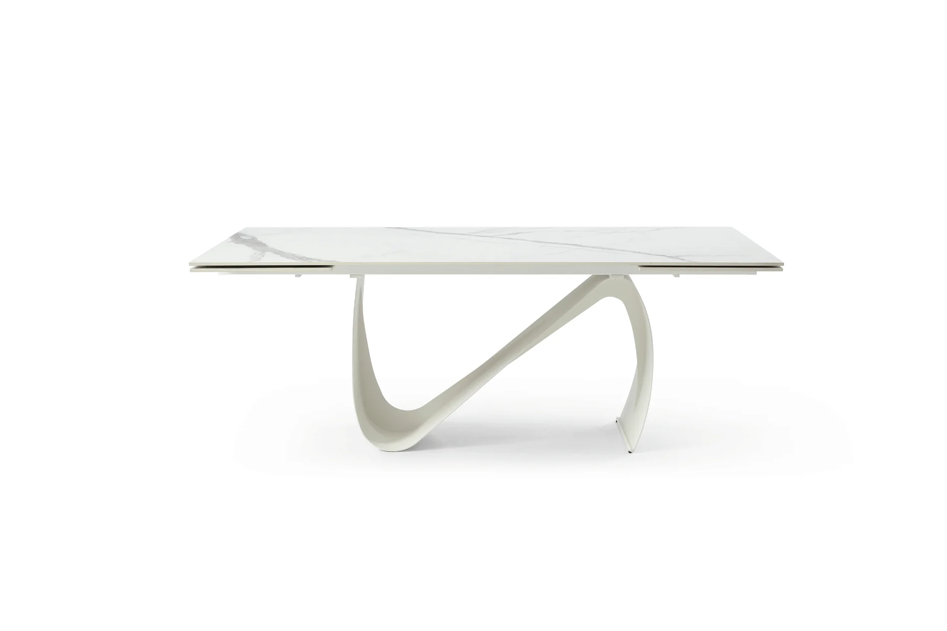 Berlin Extension Ceramic Dining Table White - Image 7