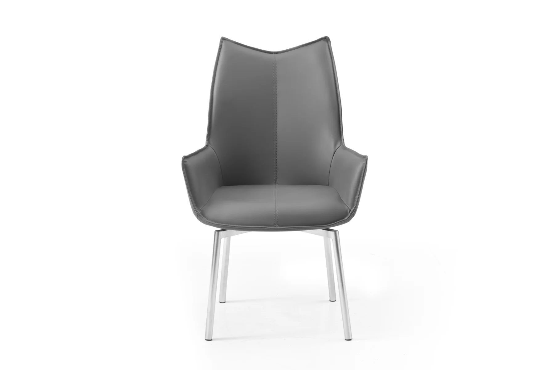 Berlin Swivel Dining Chair Grey - Image 3