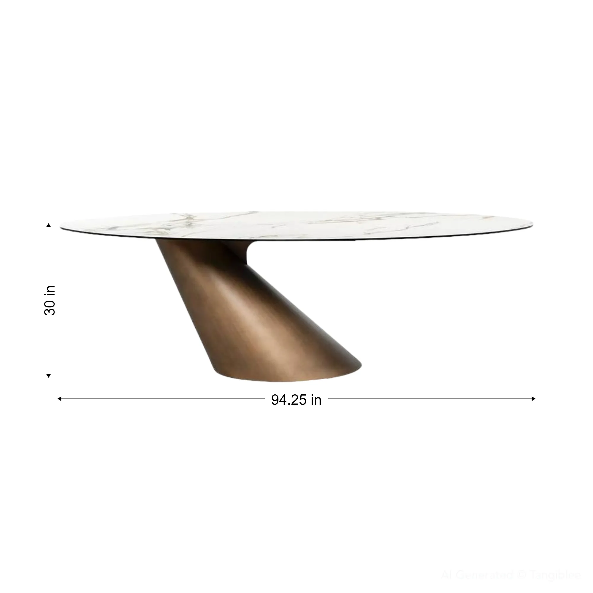 Berryville 94" Oval Dining Table - Image 5