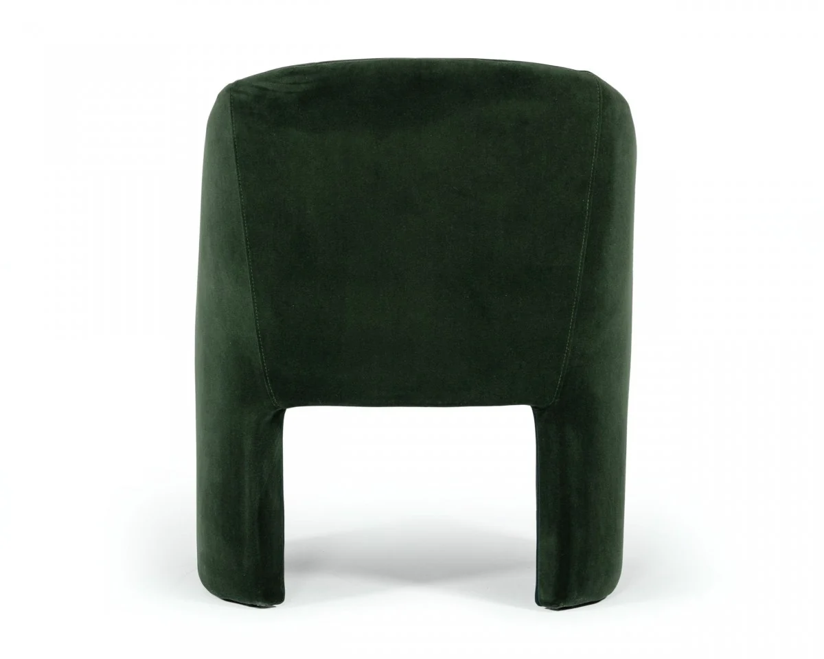 Boutique - Modern Jade Green Fabric Dining Chair - Image 3