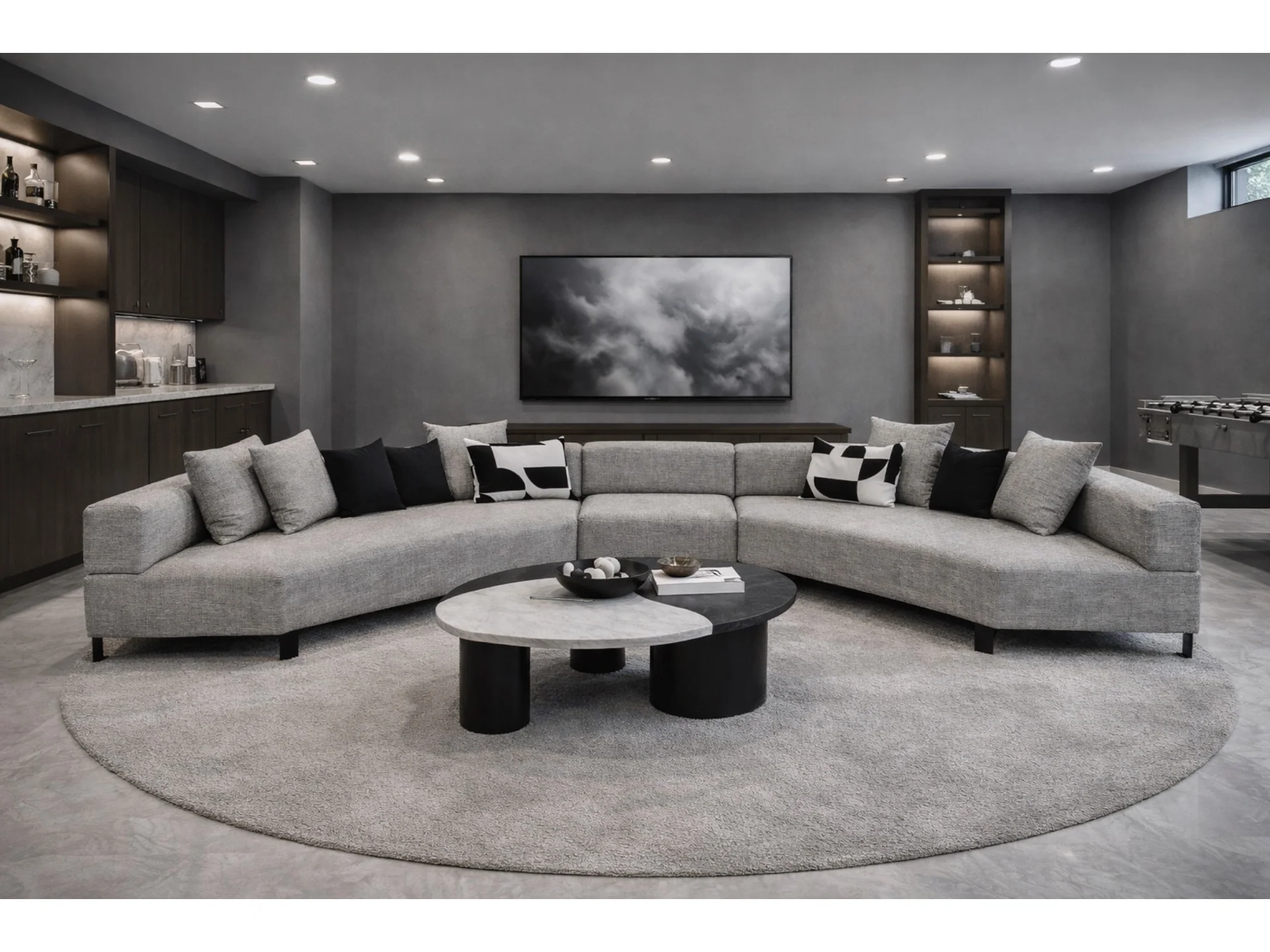 Brook Marble & Wood Coffee Table - Image 6
