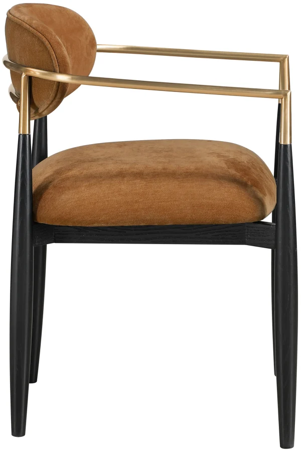 Caspian Performance Fabric Upholstered Dining Arm Chair - Set Of 2 - Image 15