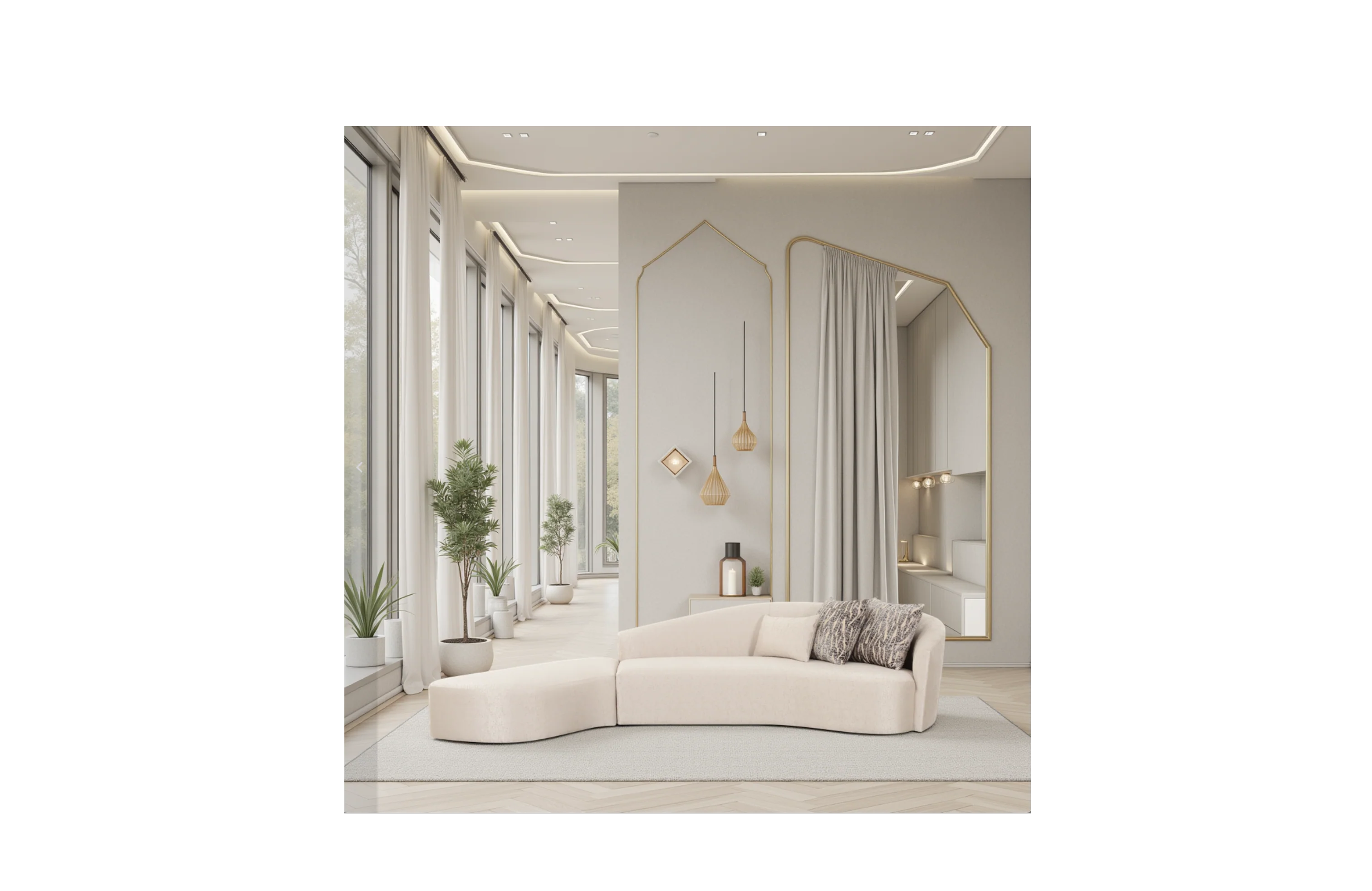 131" Curran 2-Piece Sofa Chaise Sectional - Image 6