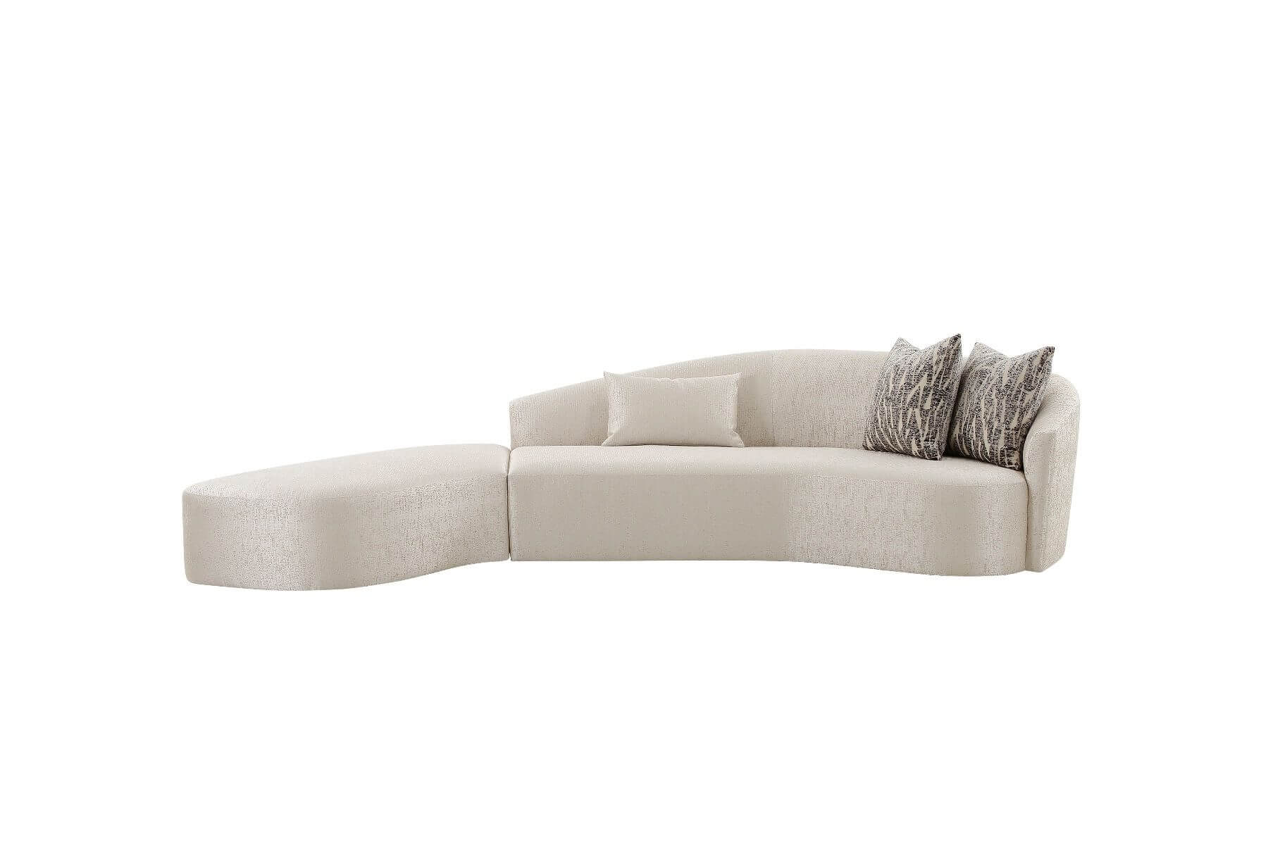 131" Curran 2-Piece Sofa Chaise Sectional - Image 7