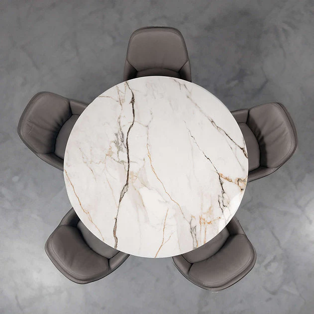 54" Dayton Ceramic Round Dining Table - Image 3