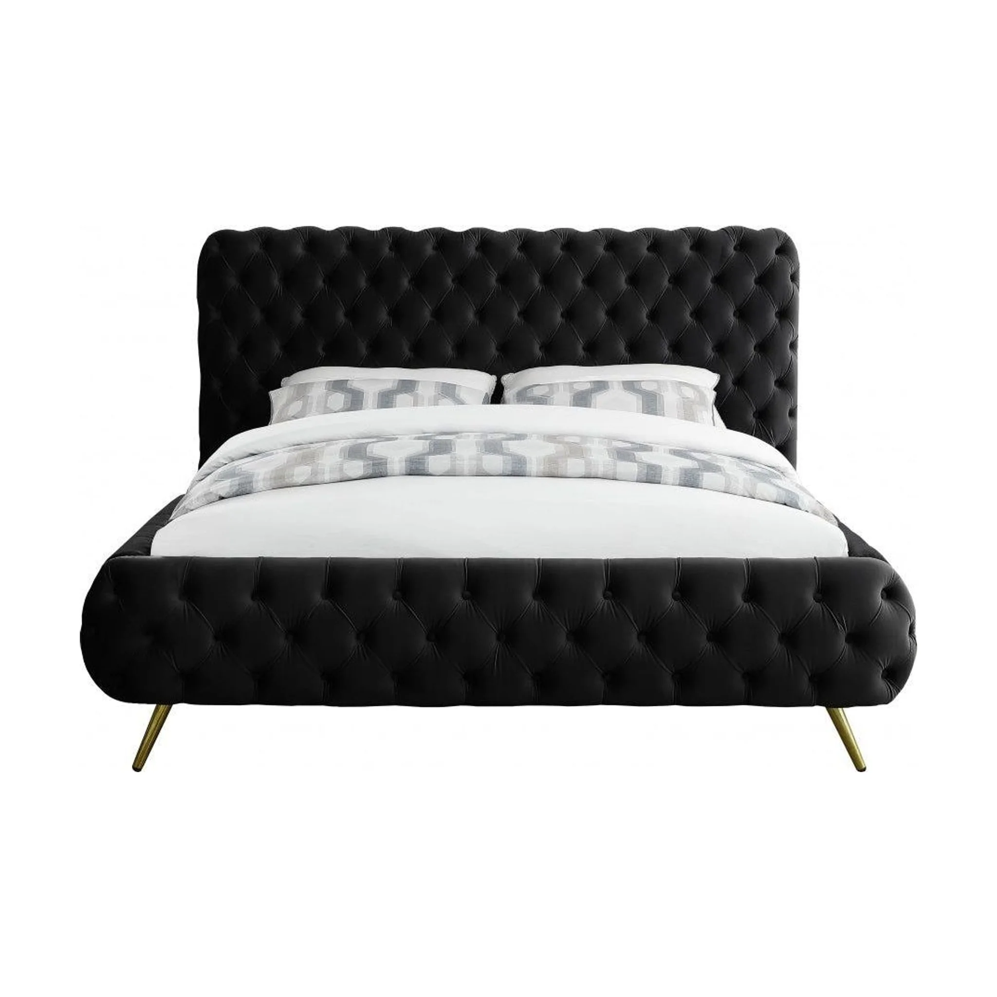 Delano Velvet Upholstered Bed