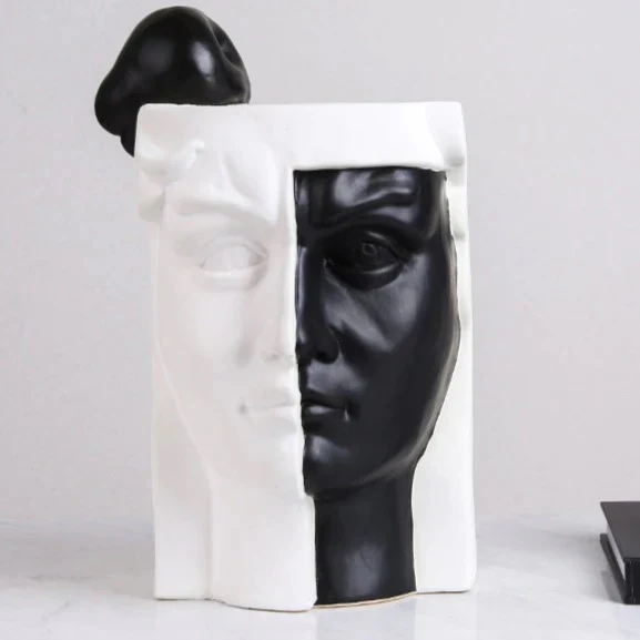 Double Faced Ceramic Figurine - Image 3