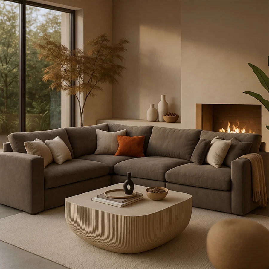 Dustin Concrete Indoor/Outdoor Coffee Table - Image 2