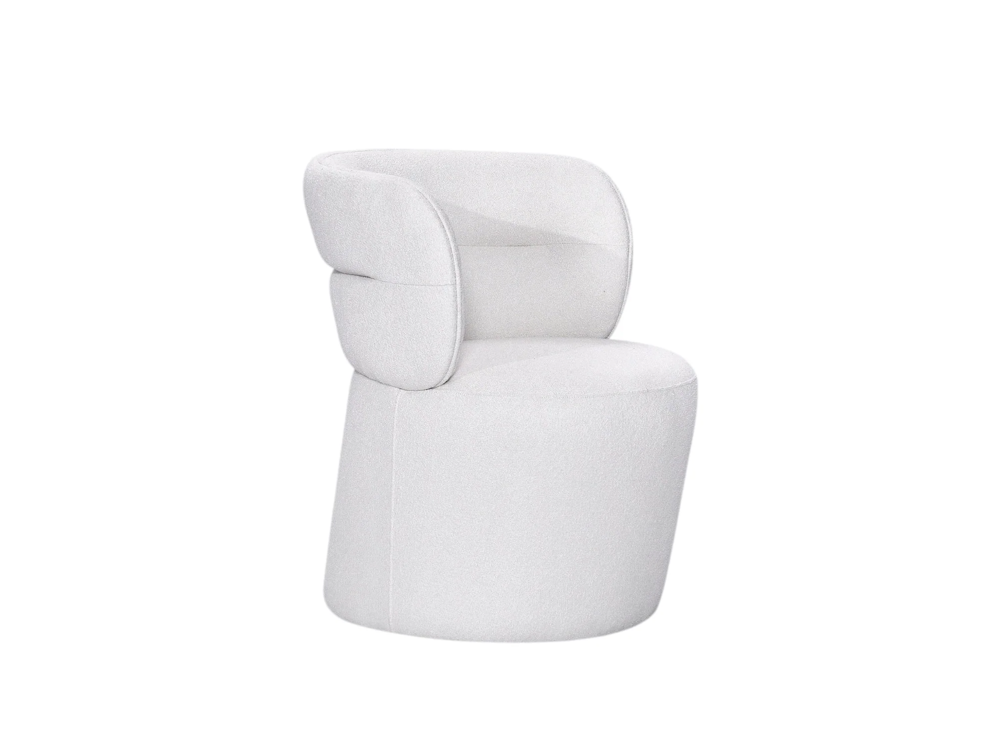 Eclipse Performance Boucle Dining Chair Ivory - Image 2