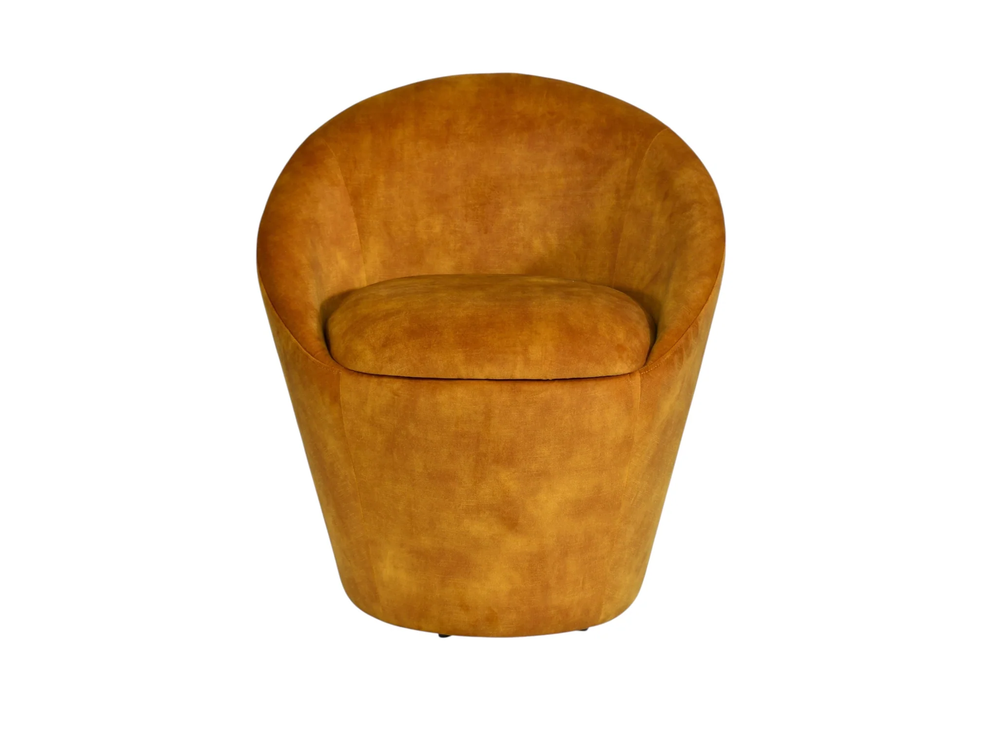 Elara Performance Saffron Velvet Dining Chair - Image 3