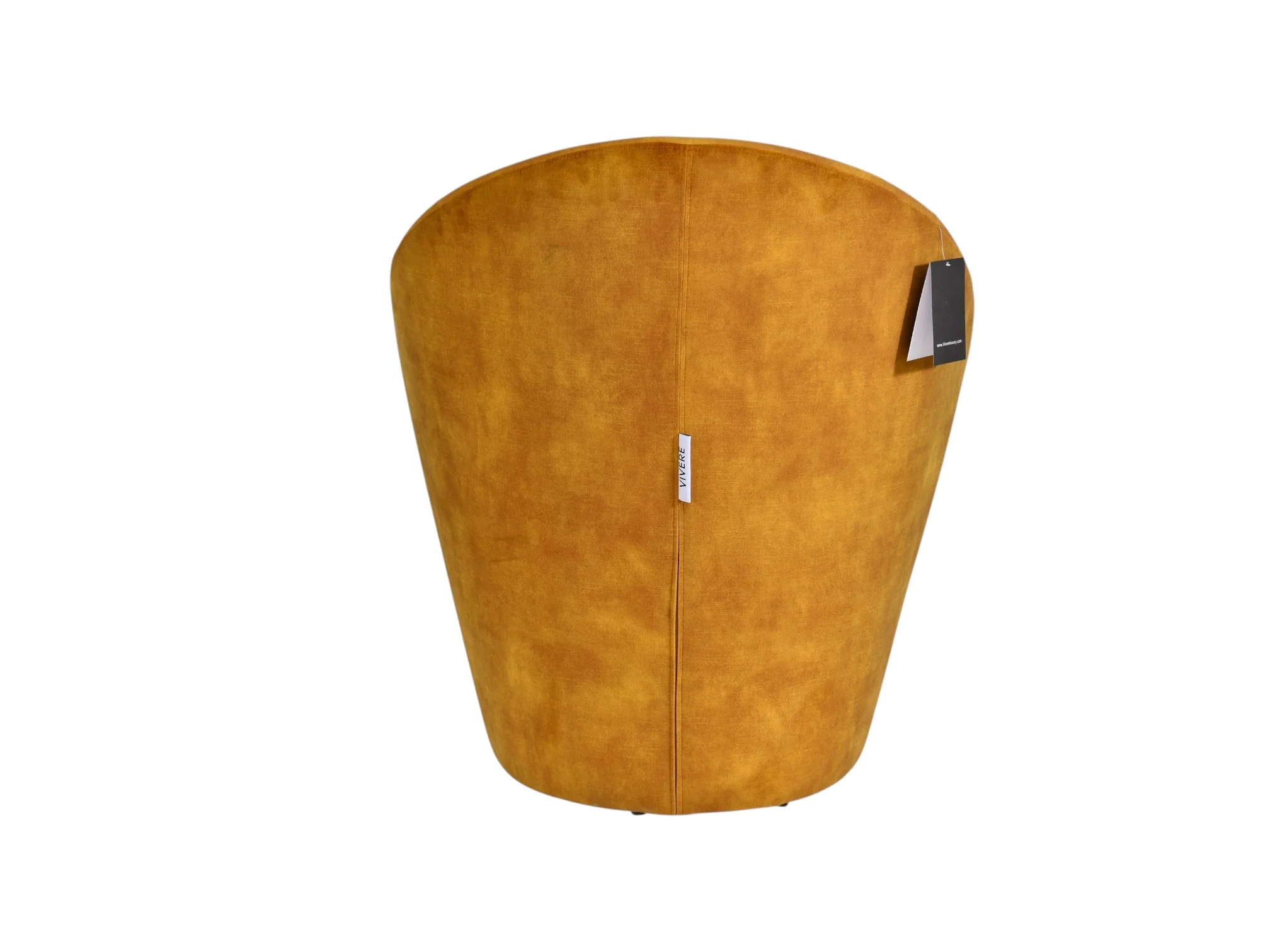 Elara Performance Saffron Velvet Dining Chair - Image 6