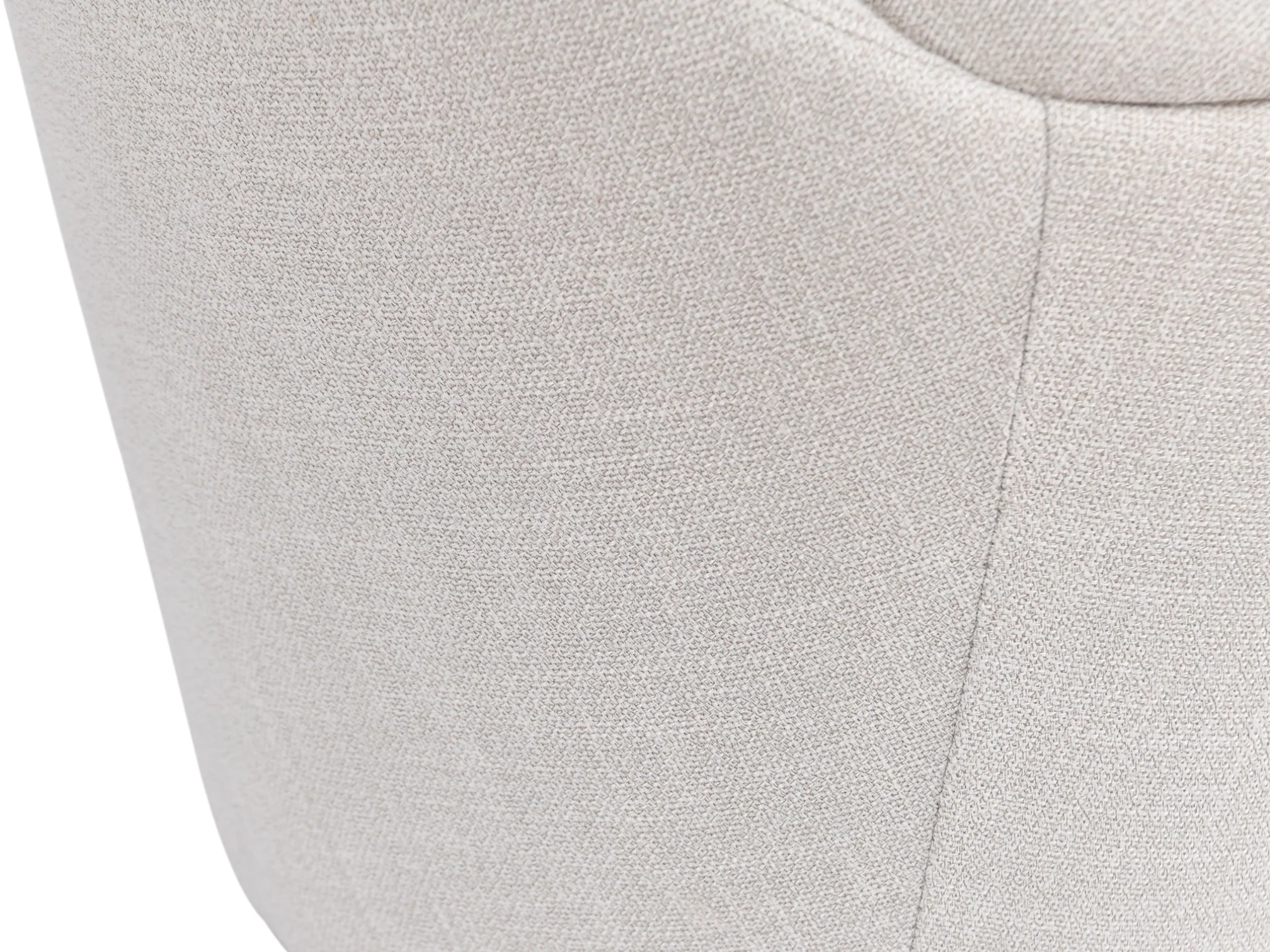 Elara Upholstered Fabric Dining Chair Beige - Image 10