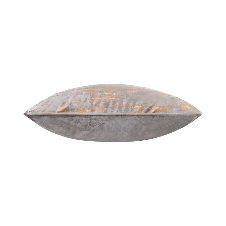 Arielle Grey Velvet With Gold Metallic - Image 3