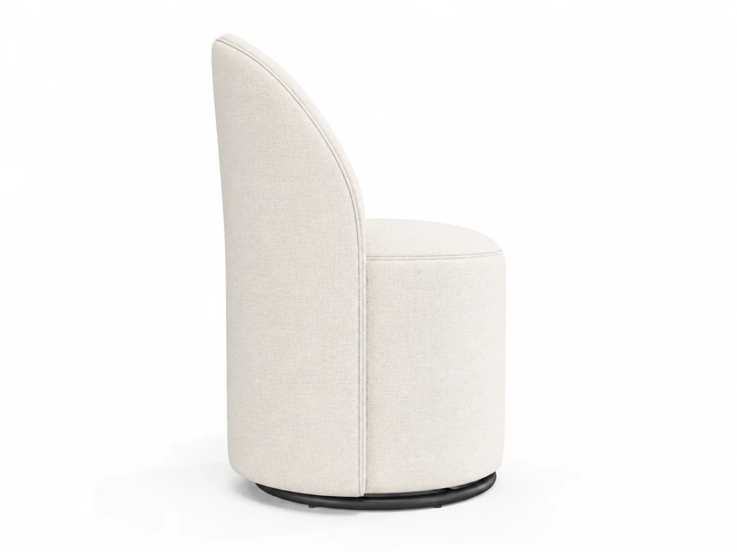 Encompass Upholstered Swivel Chair Ivory - Image 5