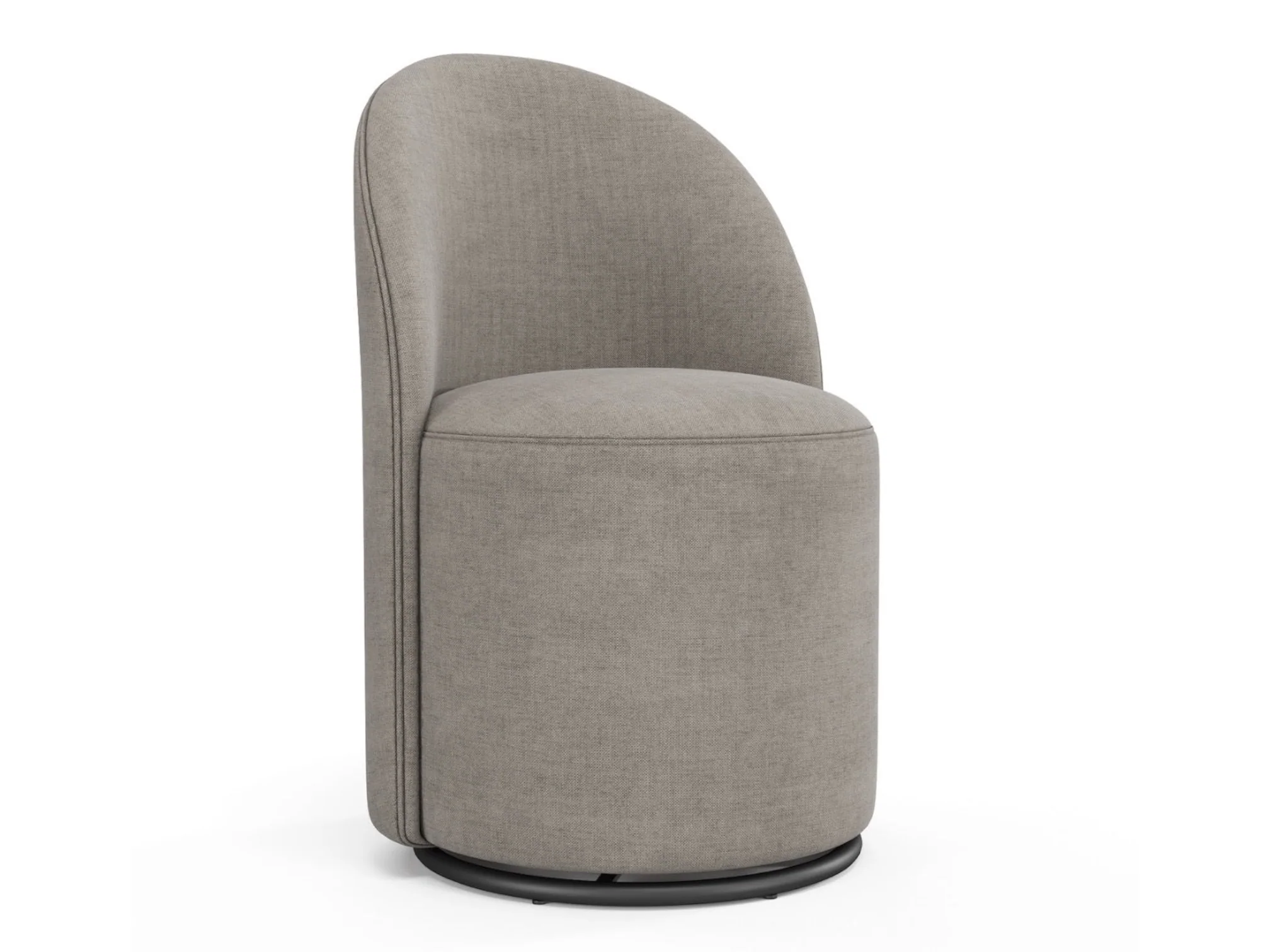 Encompass Upholstered Swivel Dining Chair Gray - Image 2