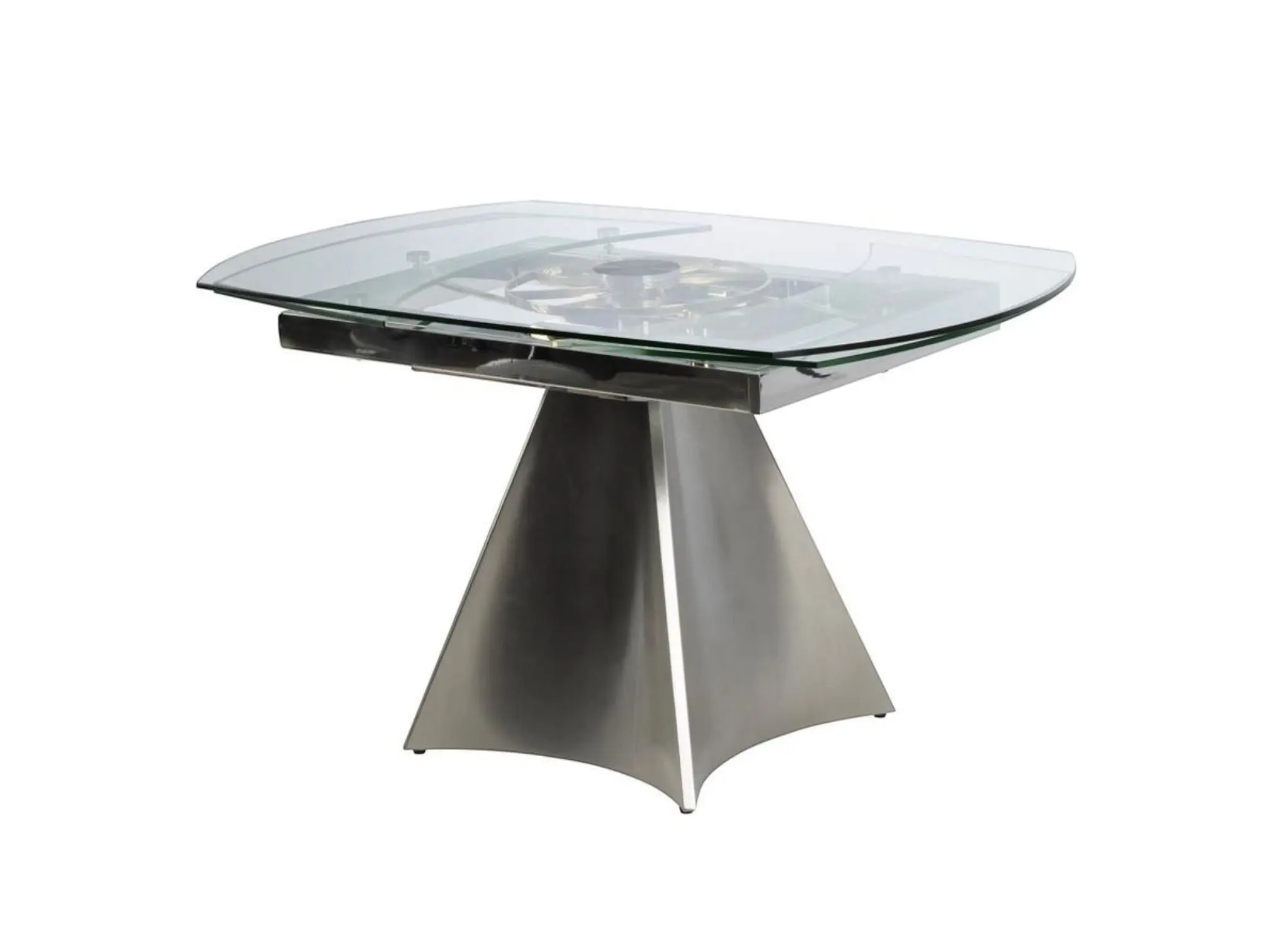 Equinox Extendable Glass Dining Table - Image 11