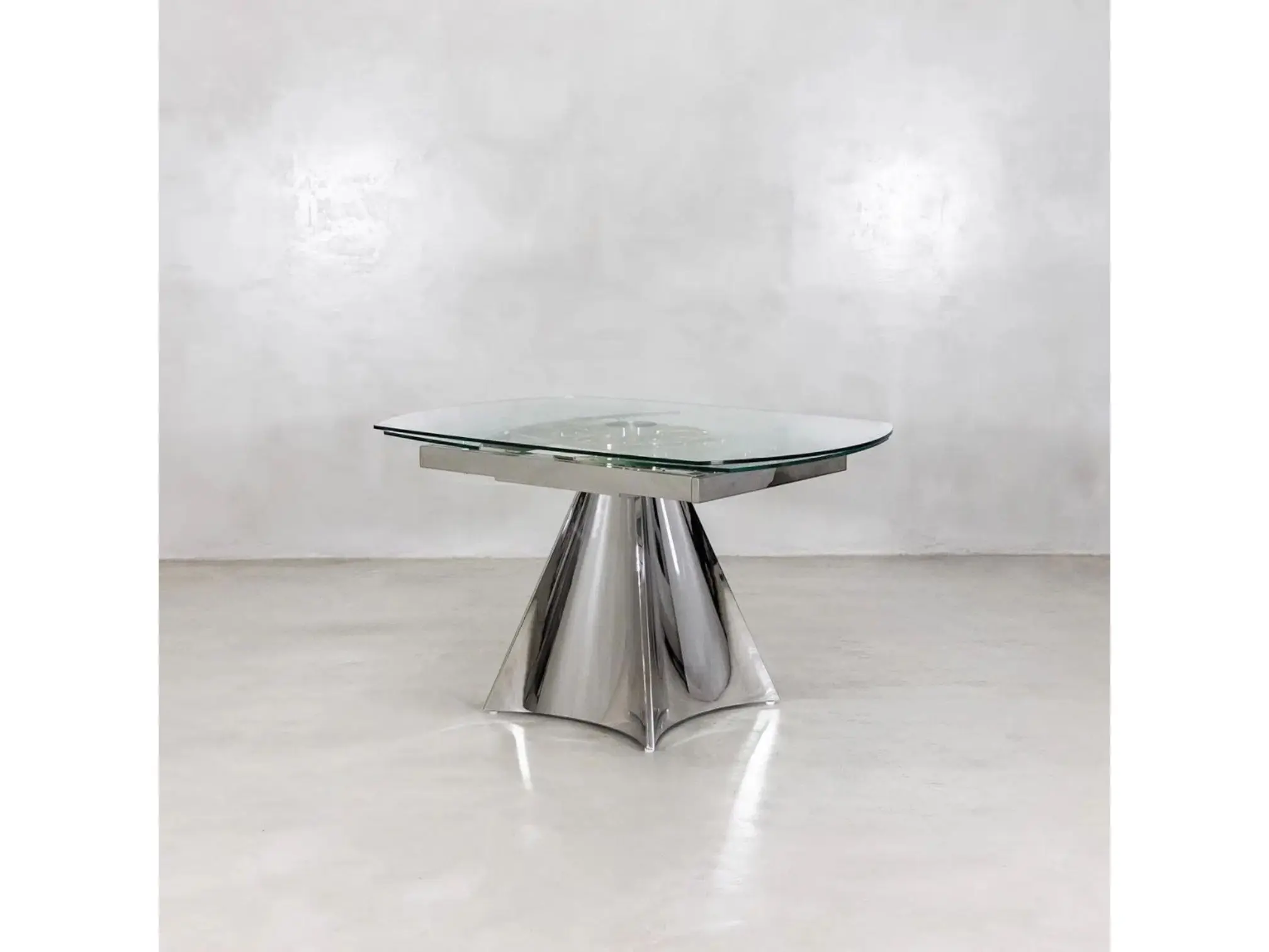 Equinox Extendable Glass Dining Table - Image 13