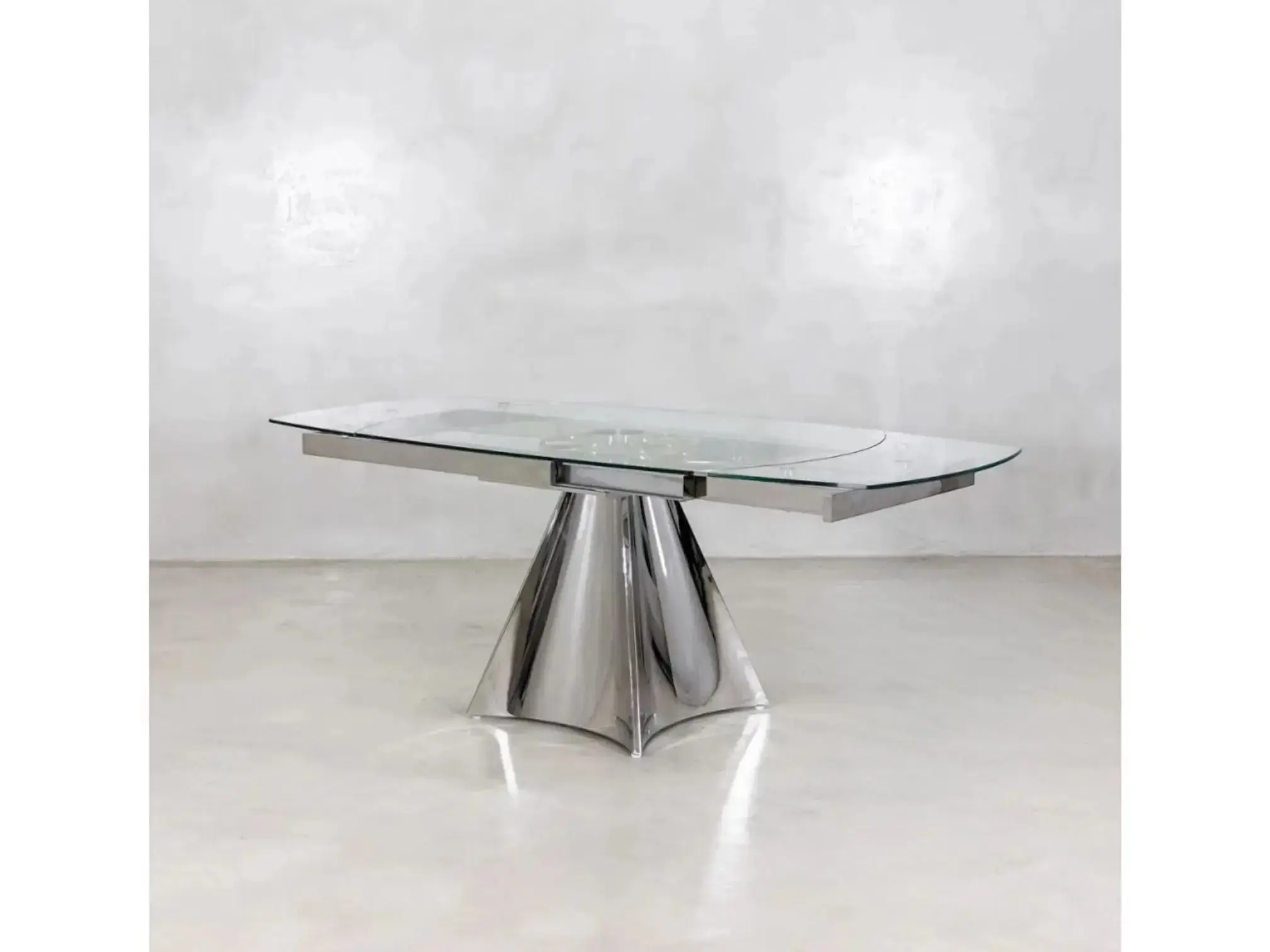 Equinox Extendable Glass Dining Table - Image 14