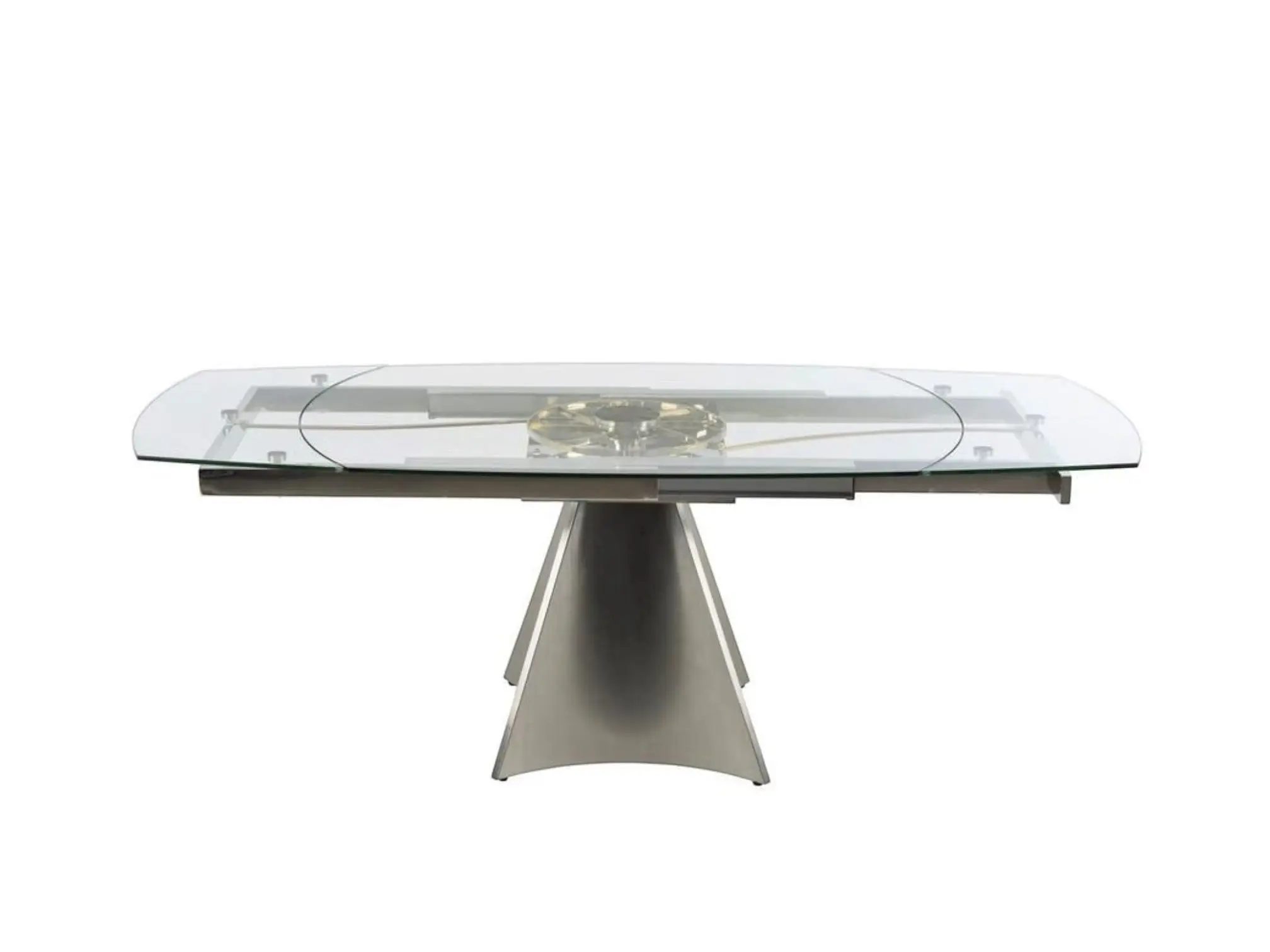 Equinox Extendable Glass Dining Table - Image 5