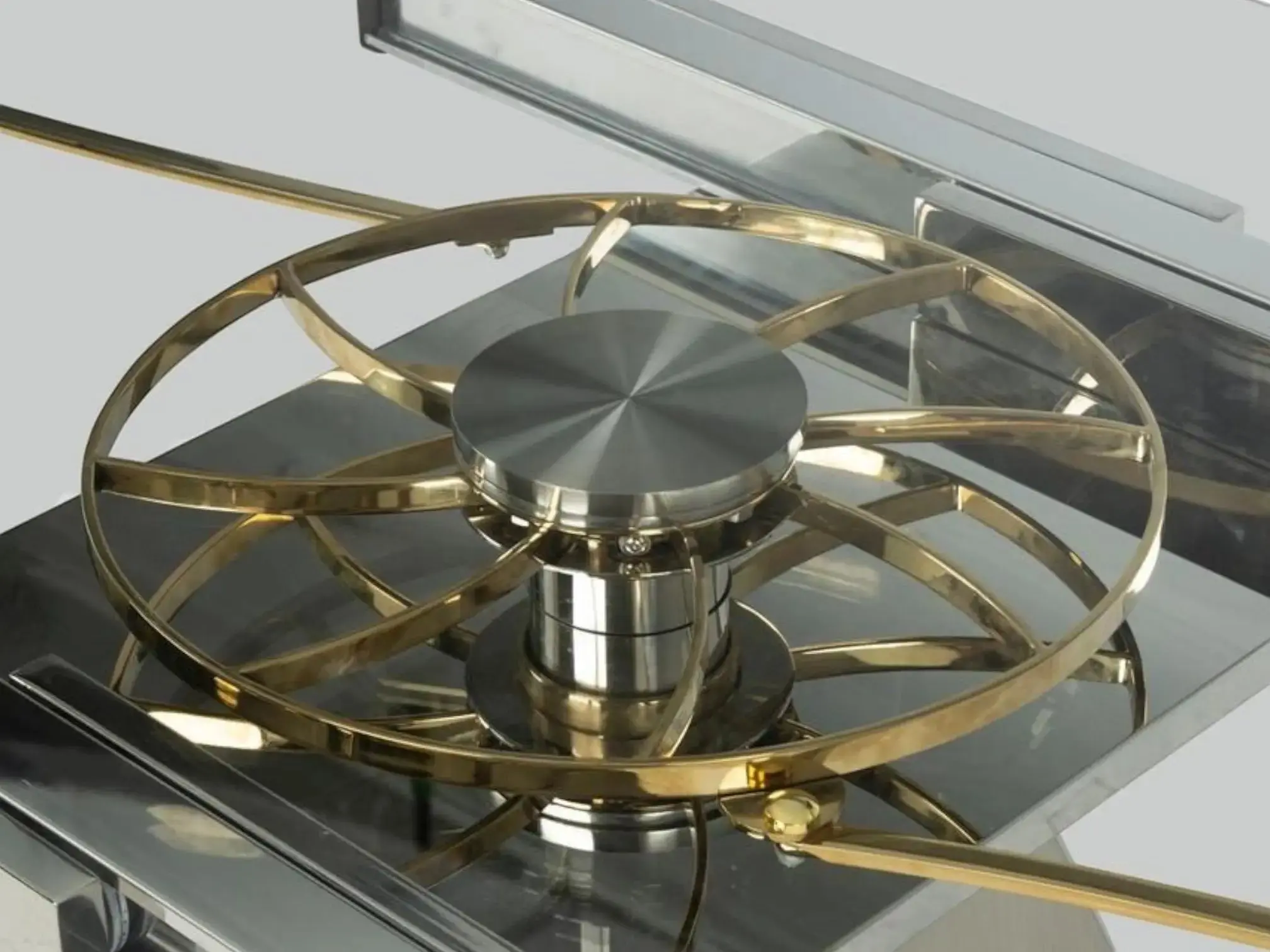 Equinox Extendable Glass Dining Table - Image 7