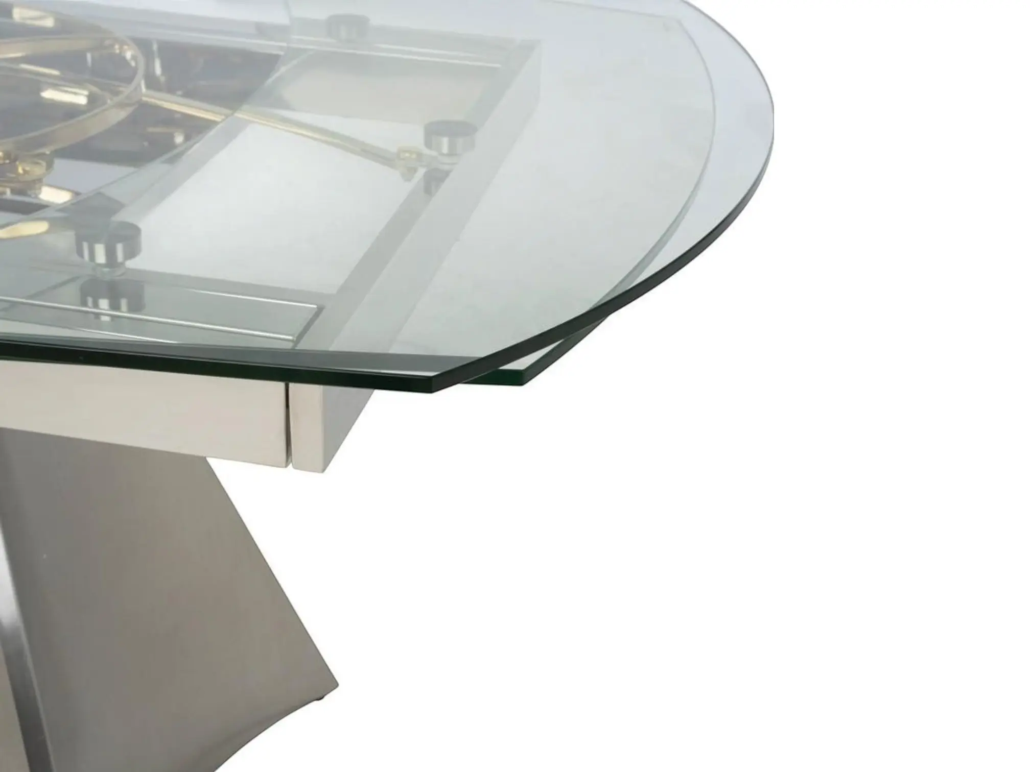 Equinox Extendable Glass Dining Table - Image 9