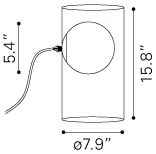 Eruption Table Lamp Clear - Image 3
