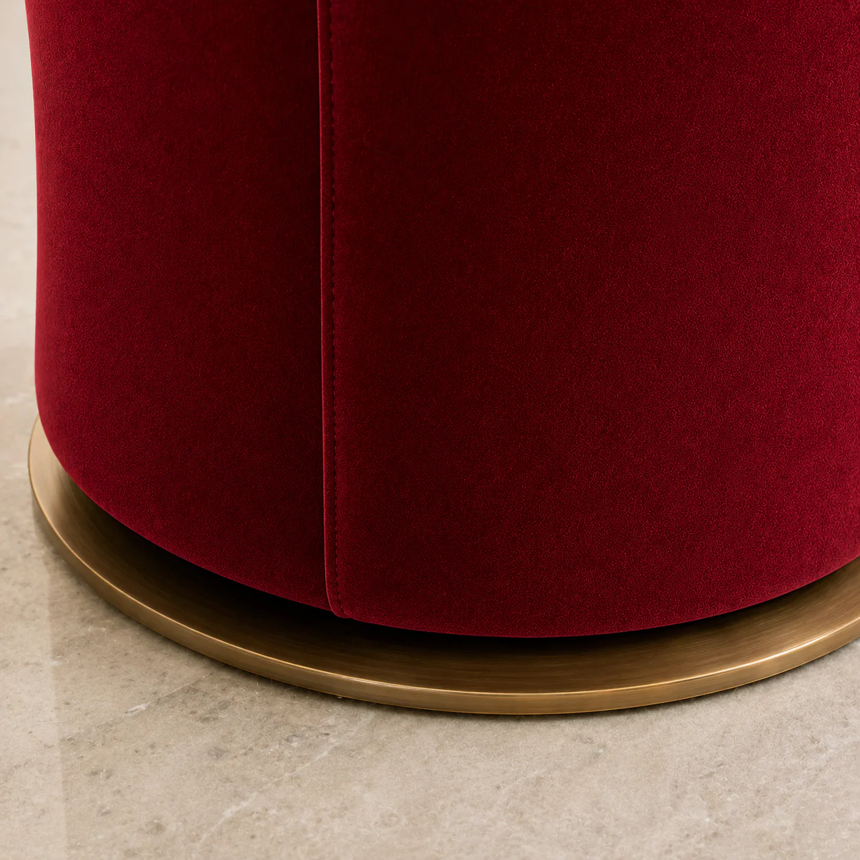 Ethos Swivel Dining Chair Bordeaux Velvet - Image 7