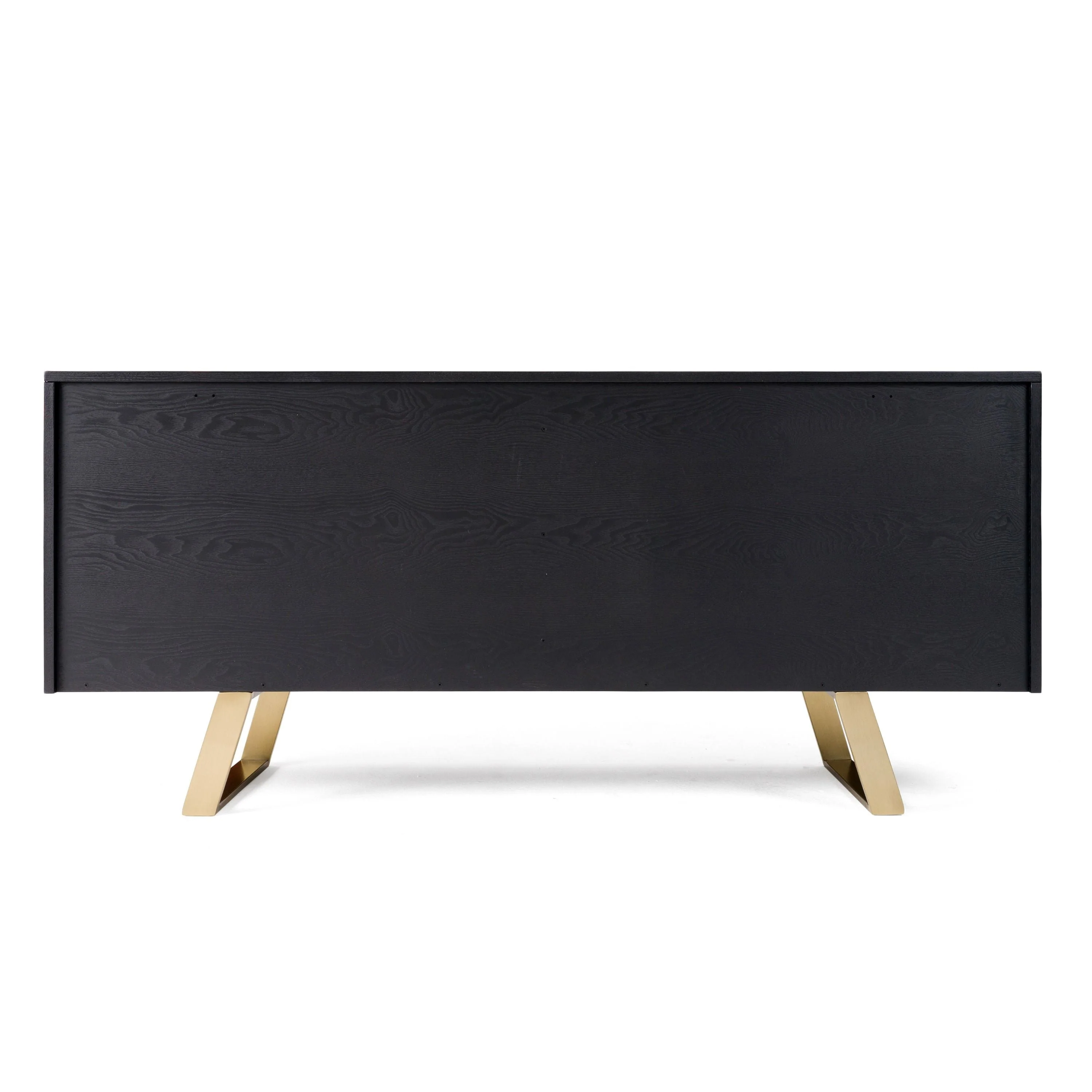 Finland Mid - Century Black & Gold Buffet - Image 5