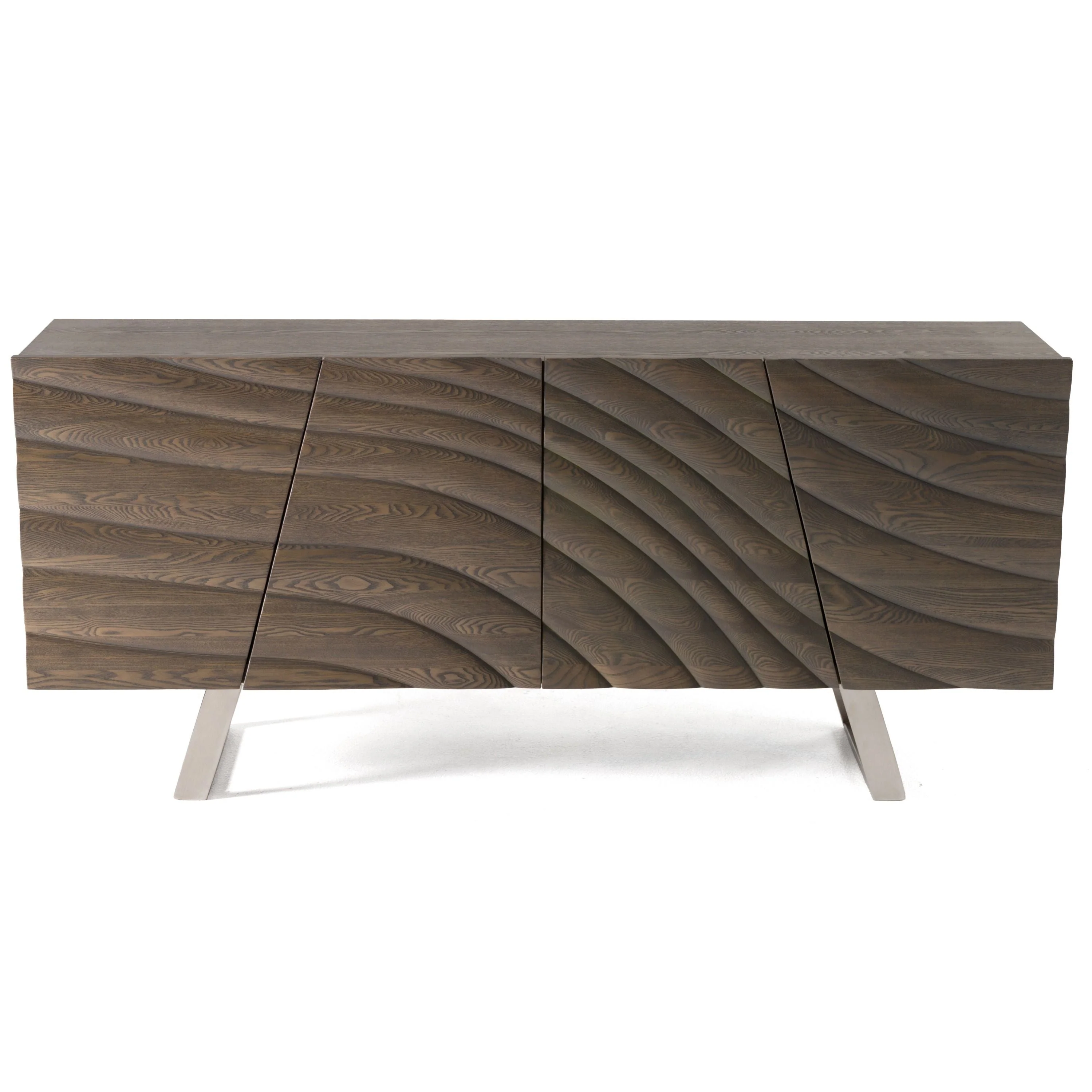 Finland Mid - Century Grey Ash Buffet - Image 3