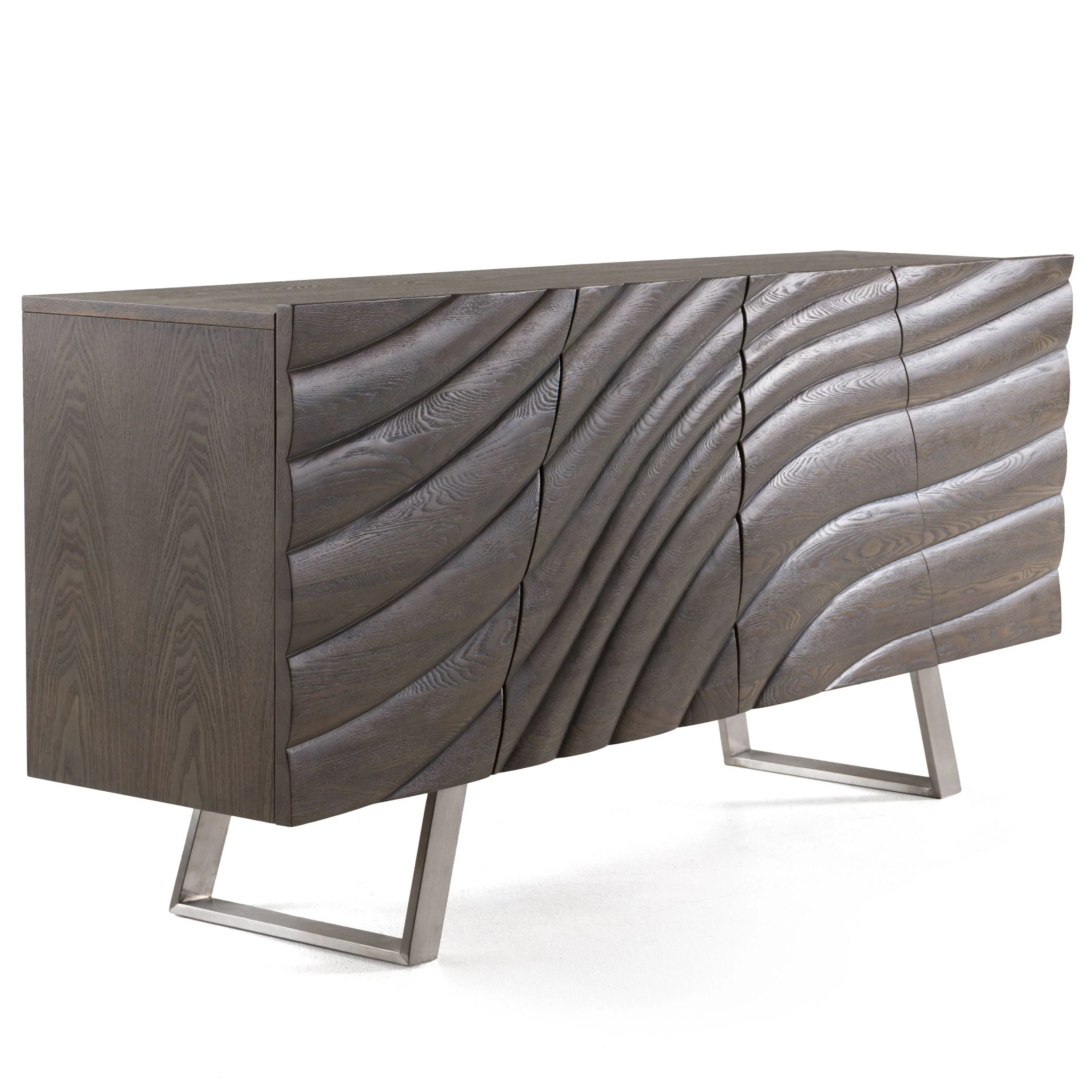 Finland Mid - Century Grey Ash Buffet - Image 4