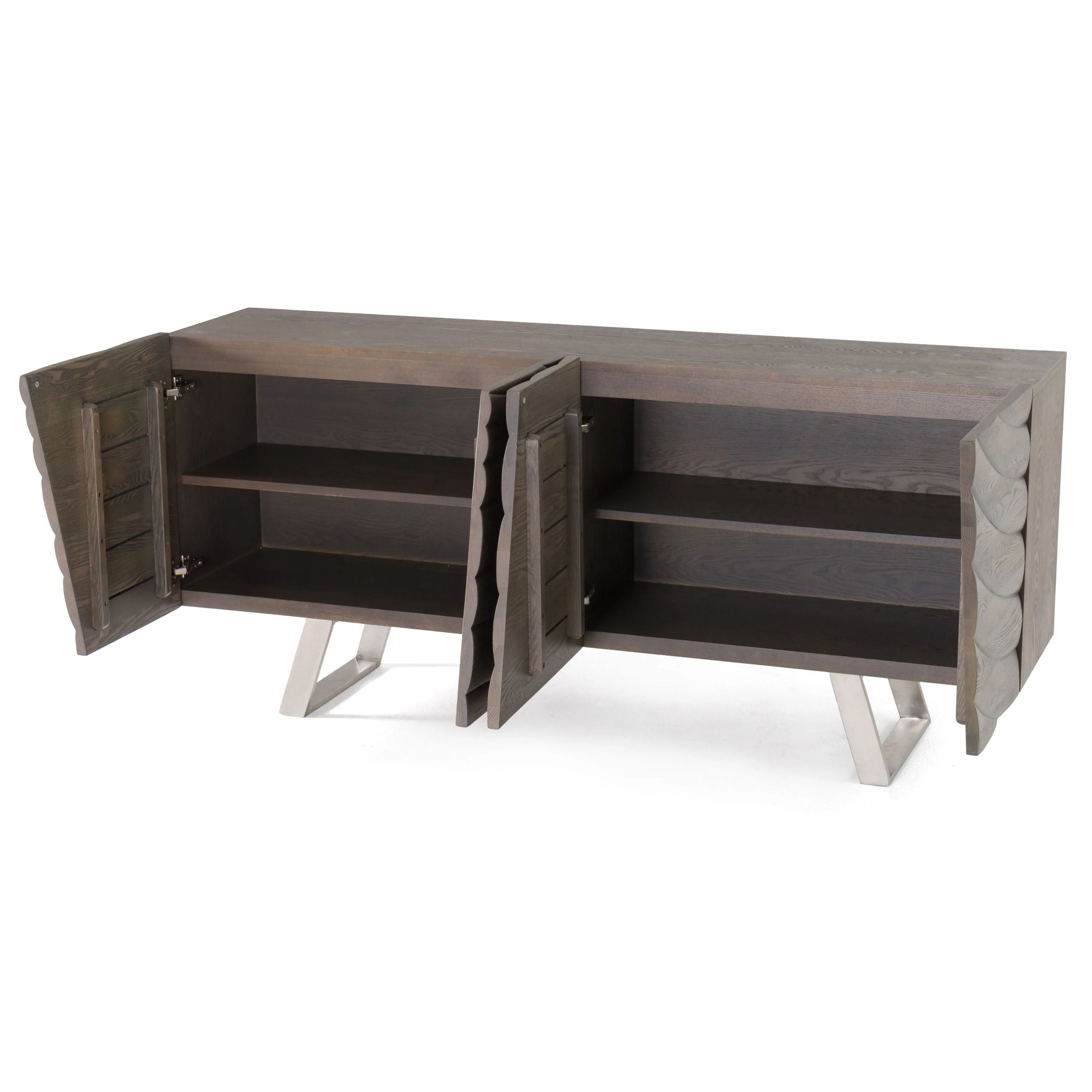 Finland Mid - Century Grey Ash Buffet - Image 6