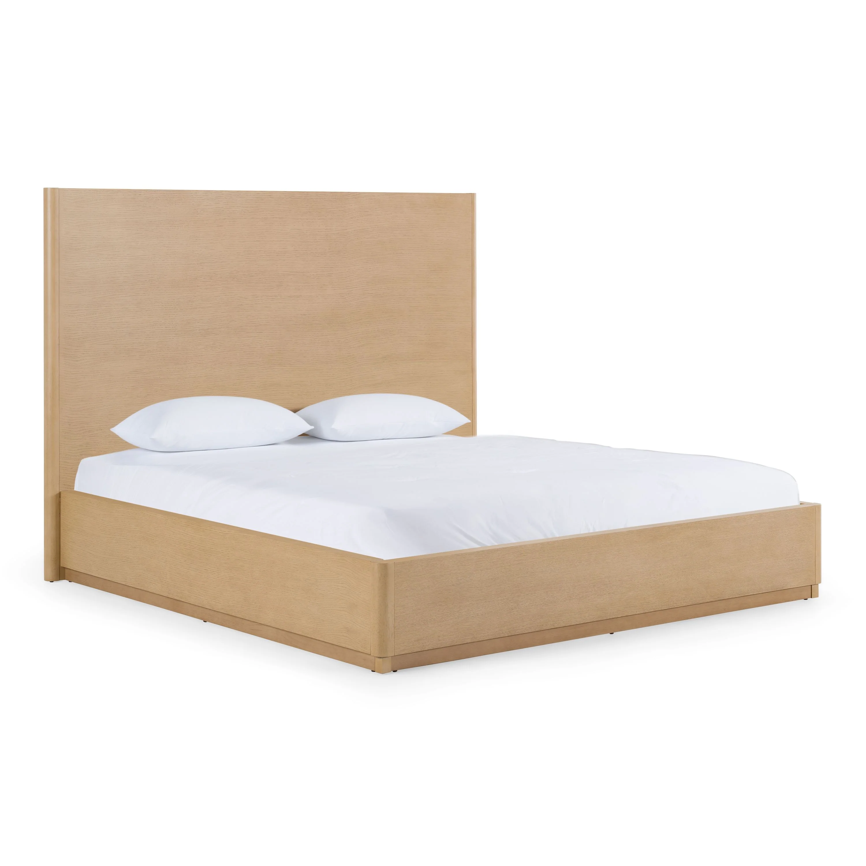 Galiano Modern Natural Oak Bed - Image 3