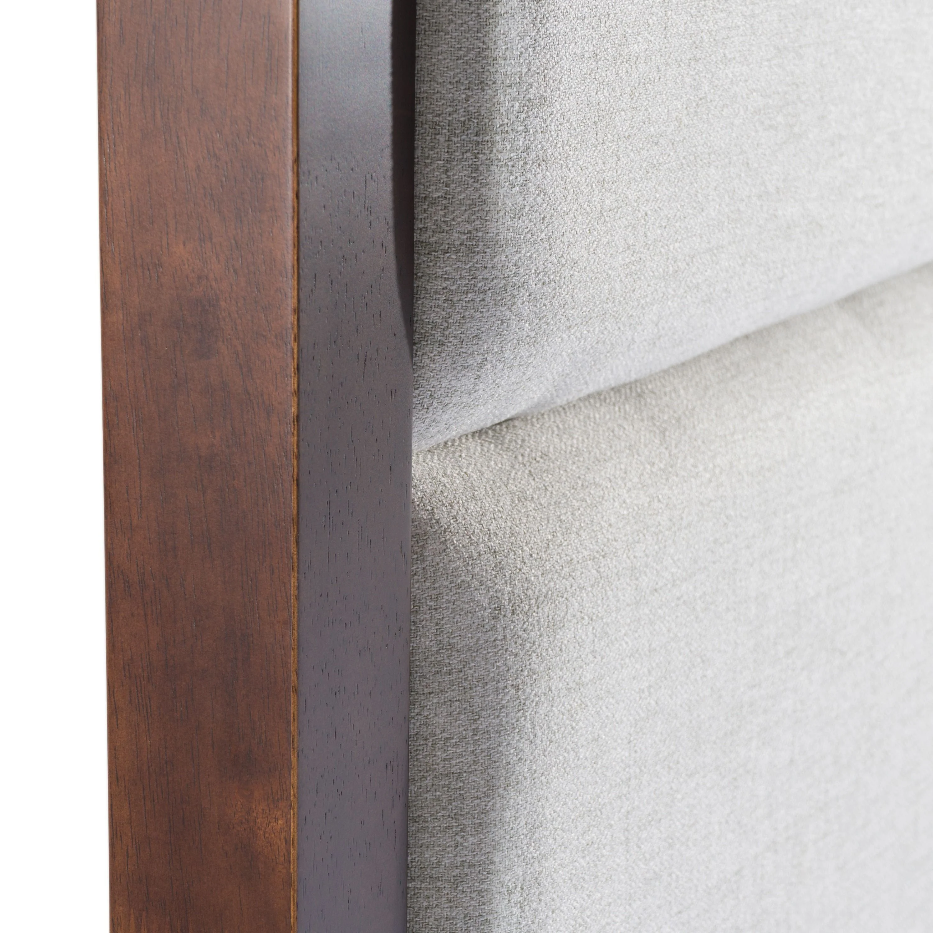 Geneva Contemporary Canopy Brown Oak Bed - Image 8
