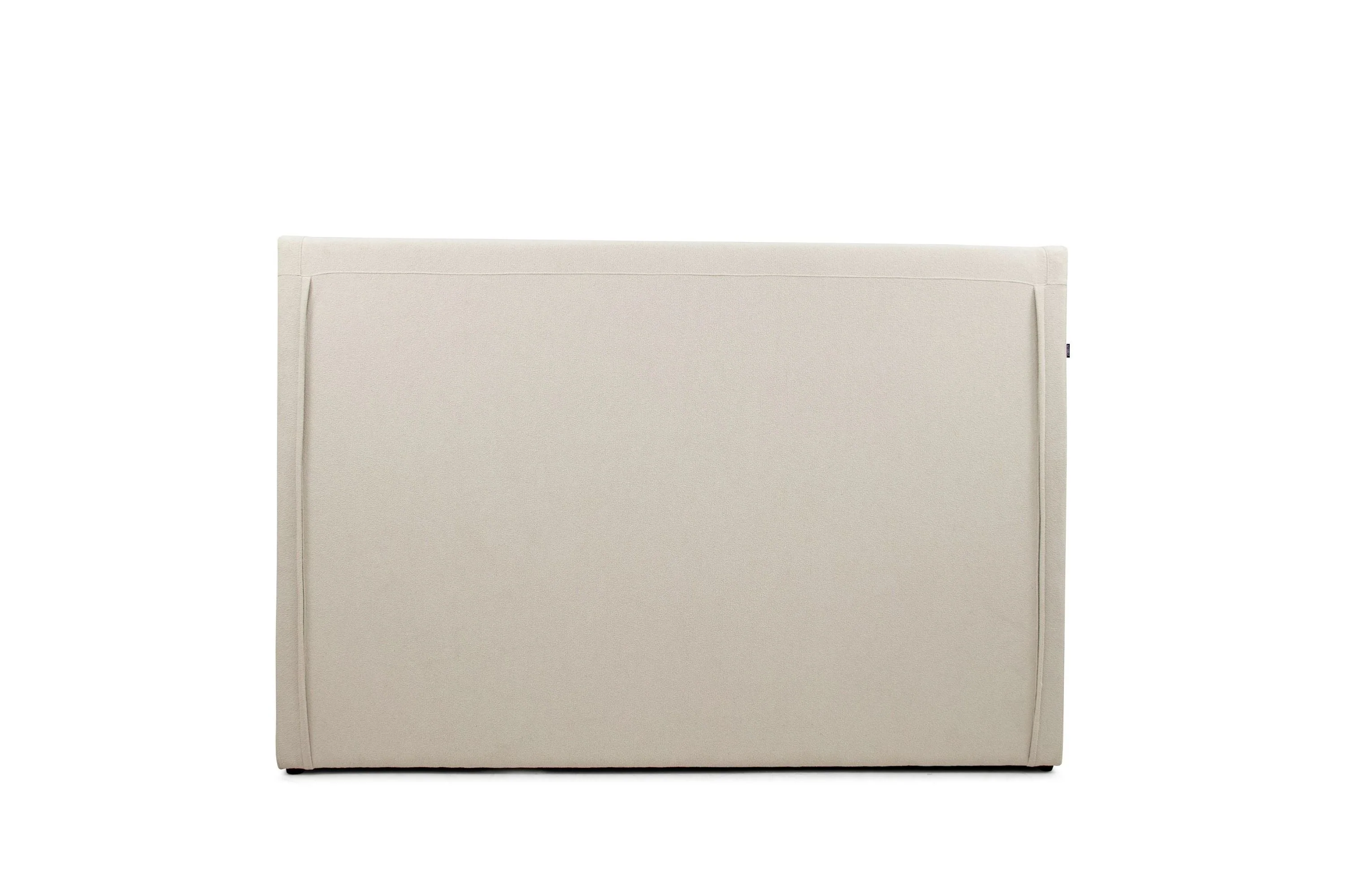 Hamilton Upholstered Beige Fabric Bed - Image 6