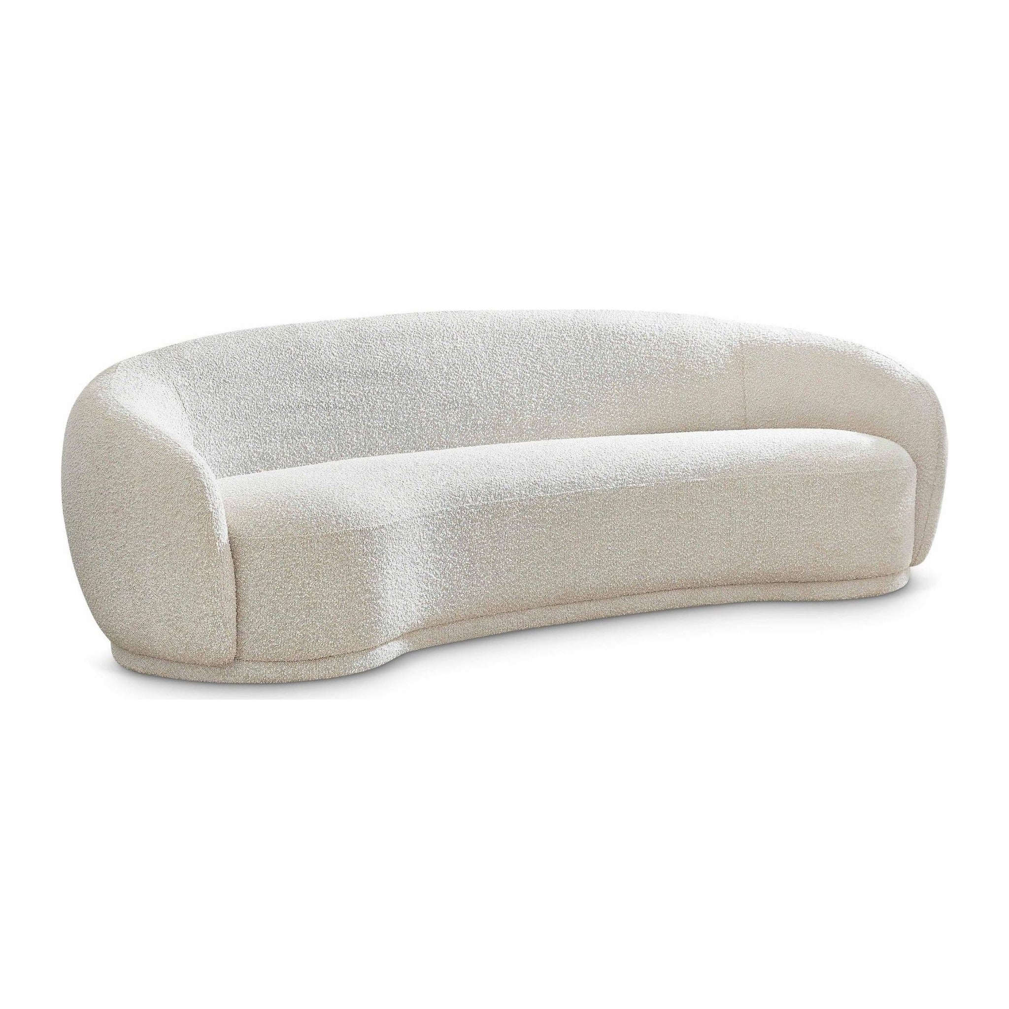 Hilda Boucle Fabric Sofa 89.5"
